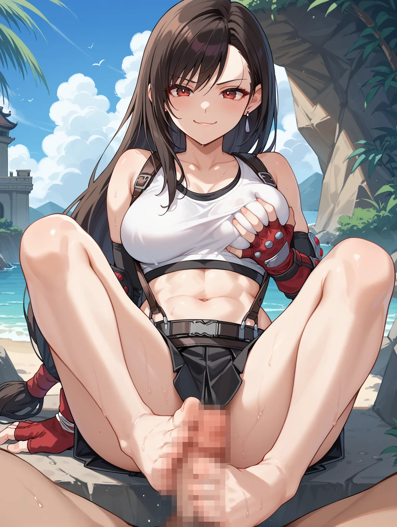 【ティファ・ロックハートエロ画像】FinalFantasyVIIに登場するセクシーな身体に巨乳で大人気なティファのAI画像400枚！(5ページ目)_다음 페이지 야동 사진