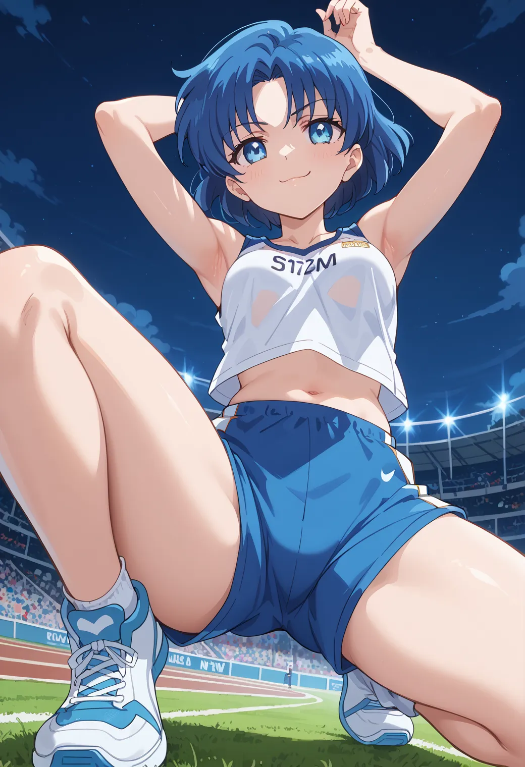 【セーラーマーキュリーエロ画像】「愛と知性のセーラー服美少女戦士！」が決め台詞な水野亜美ちゃんのエッチなAI画像371枚！(6ページ目)_Next-page porn image