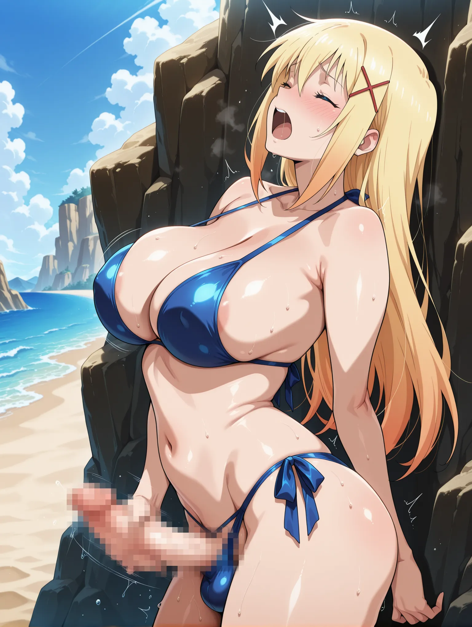 【ふたなりエロ画像】このすばに登場するセクシーで可愛い女の子たちがおちんぽエッチしちゃう画像200枚！_Next-page porn image