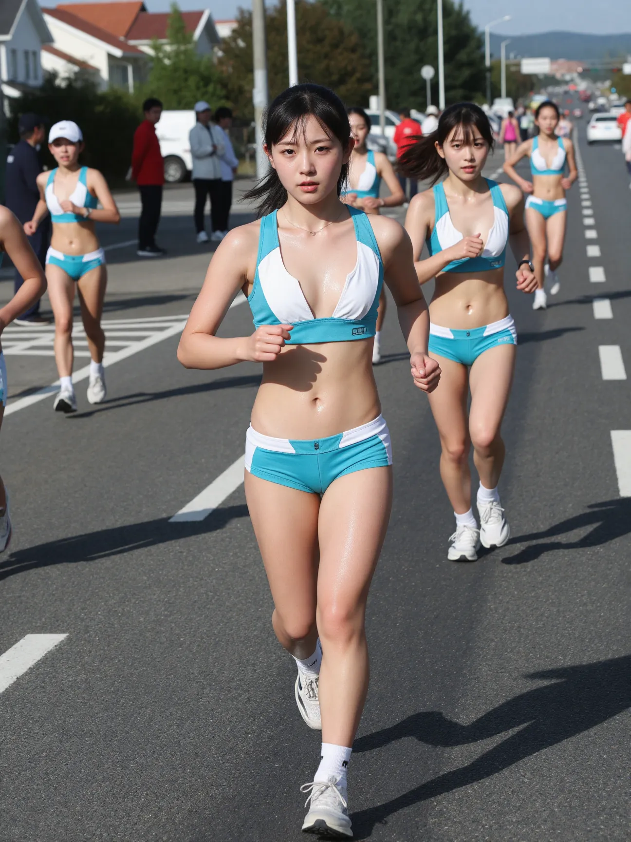 【女子陸上AIエロ画像】リアルなアスリート美女たちのエロい陸上画像500枚！(6ページ目)_Next-page porn image