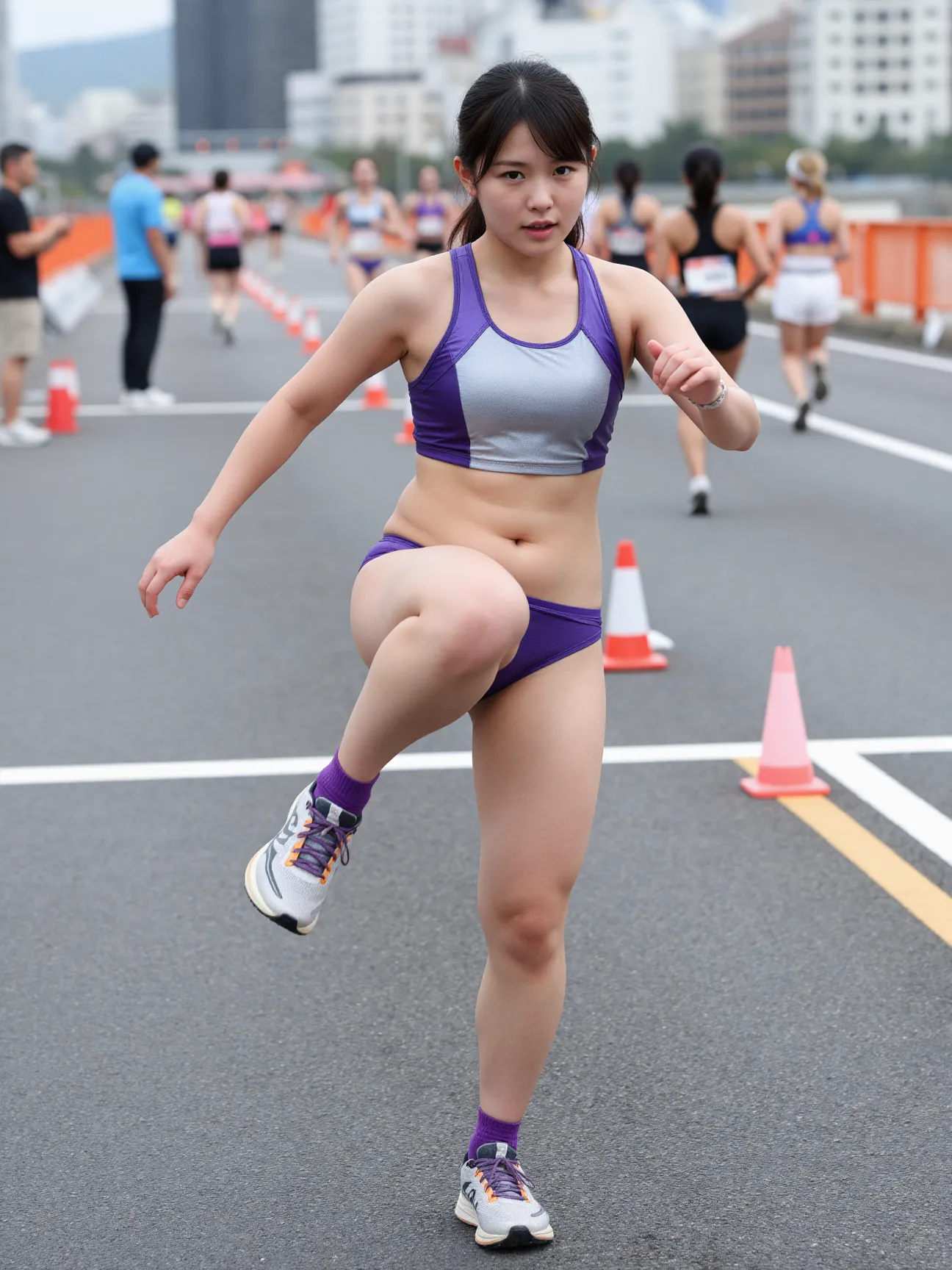【女子陸上AIエロ画像】リアルなアスリート美女たちのエロい陸上画像500枚！(10ページ目)_Next-page porn image