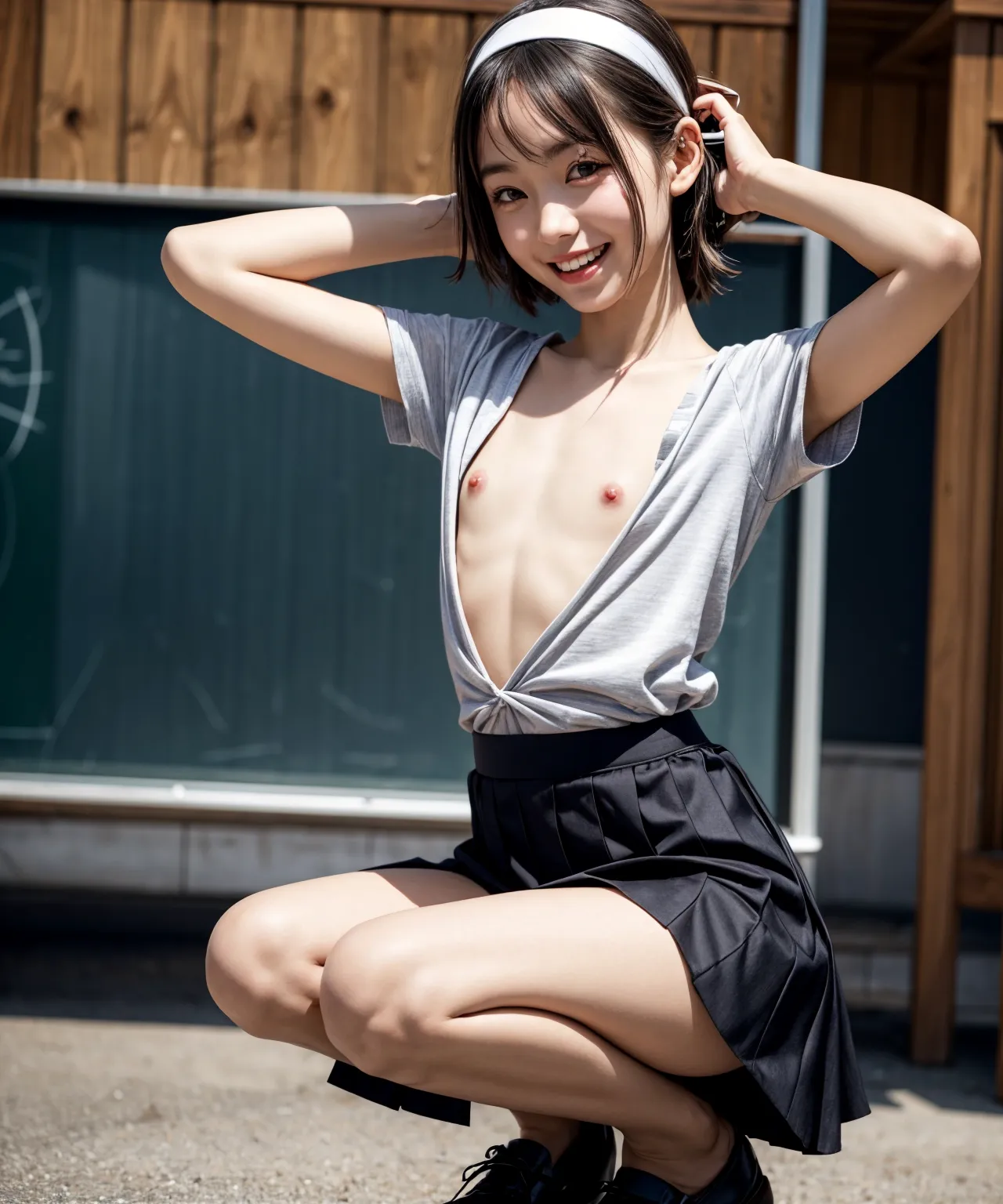 【JK露出痴女AIエロ画像】「やった！今日もフォロワー増えてる♪」美少女女子校生たちがSNSにアップした画像がヤバ過ぎるｗｗAIエロ画像210枚まとめ！（第3页）_下一页色图