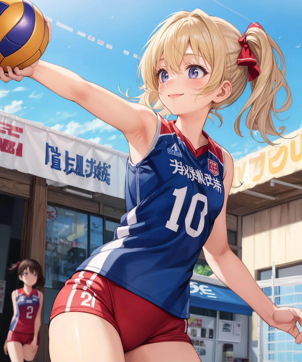 【女子バレーボールエロ画像】「勝つために全力で行くよ！」 可愛い美少女バレー選手たちがエッチに活躍するAIエロ画像278枚まとめ！ (Page 3)_Next-page porn image