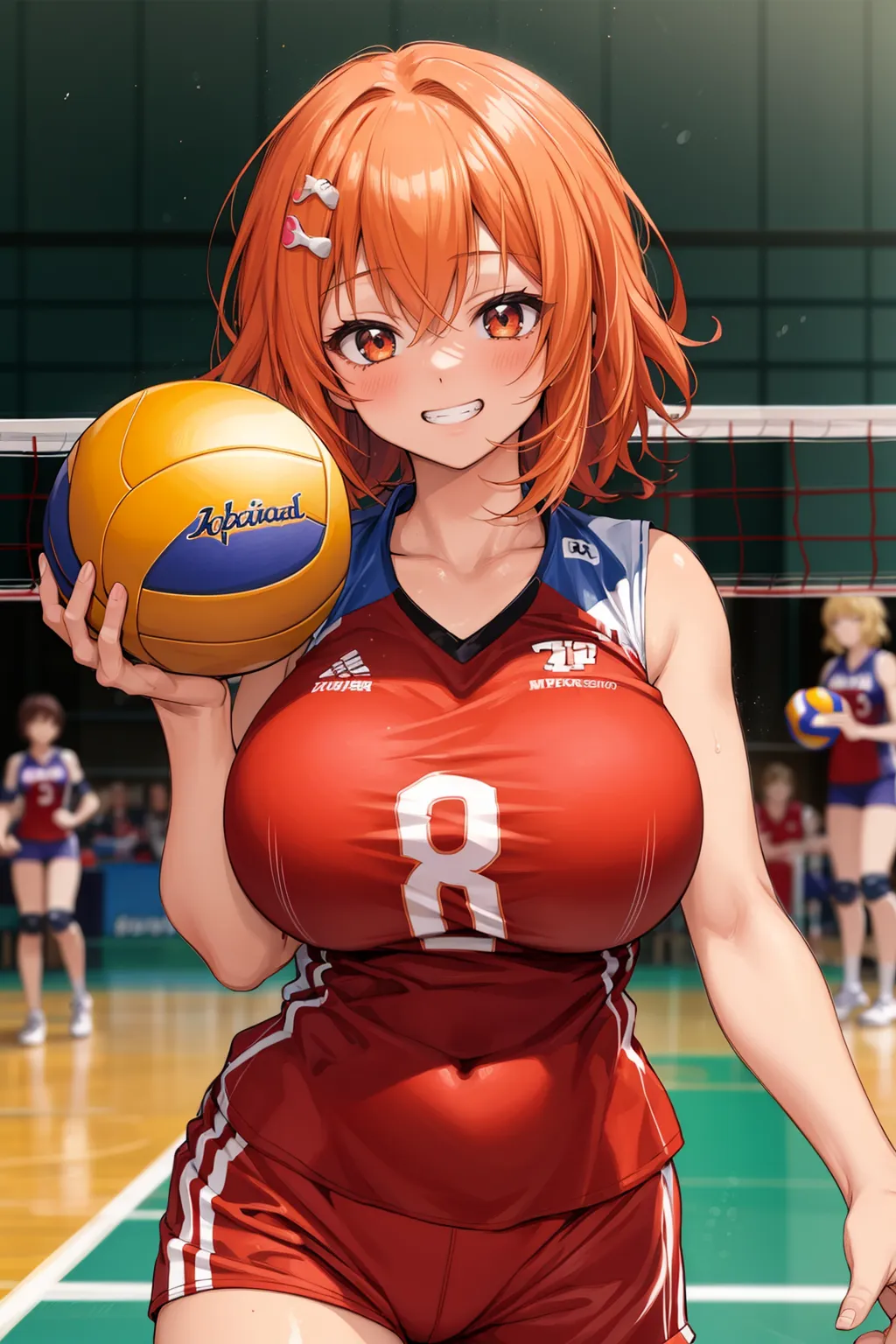 【女子バレーボールエロ画像】「勝つために全力で行くよ！」 可愛い美少女バレー選手たちがエッチに活躍するAIエロ画像278枚まとめ！（5페이지）_다음 페이지 야동 사진