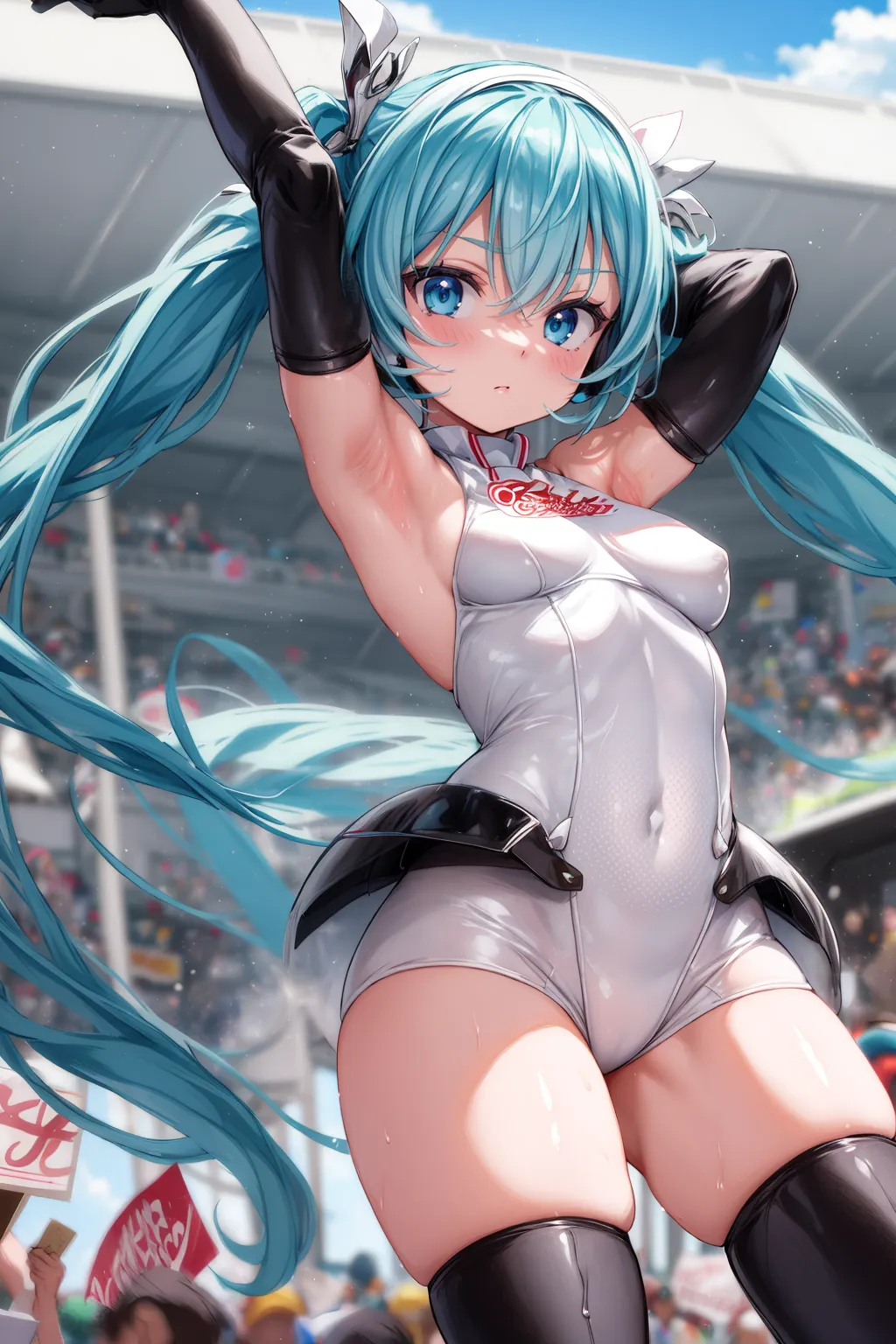 【初音ミクエロ画像】あの歌姫のエッチなAIイラストエロ画像300枚まとめ！桜や雪にレーシング等々バリエーション豊富なエロいミクさんをご覧ください！（第4页）_上一页色图