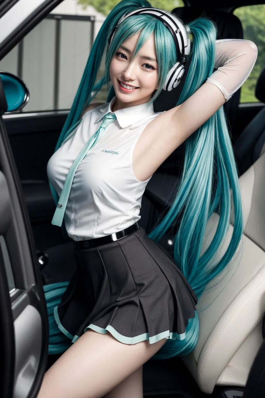 【初音ミクコスプレAIエロ画像】絶世の美女たちがミクさんのエッチなコスプレをしているAIエロ画像400枚まとめ！ (Page 5)_Next-page porn image