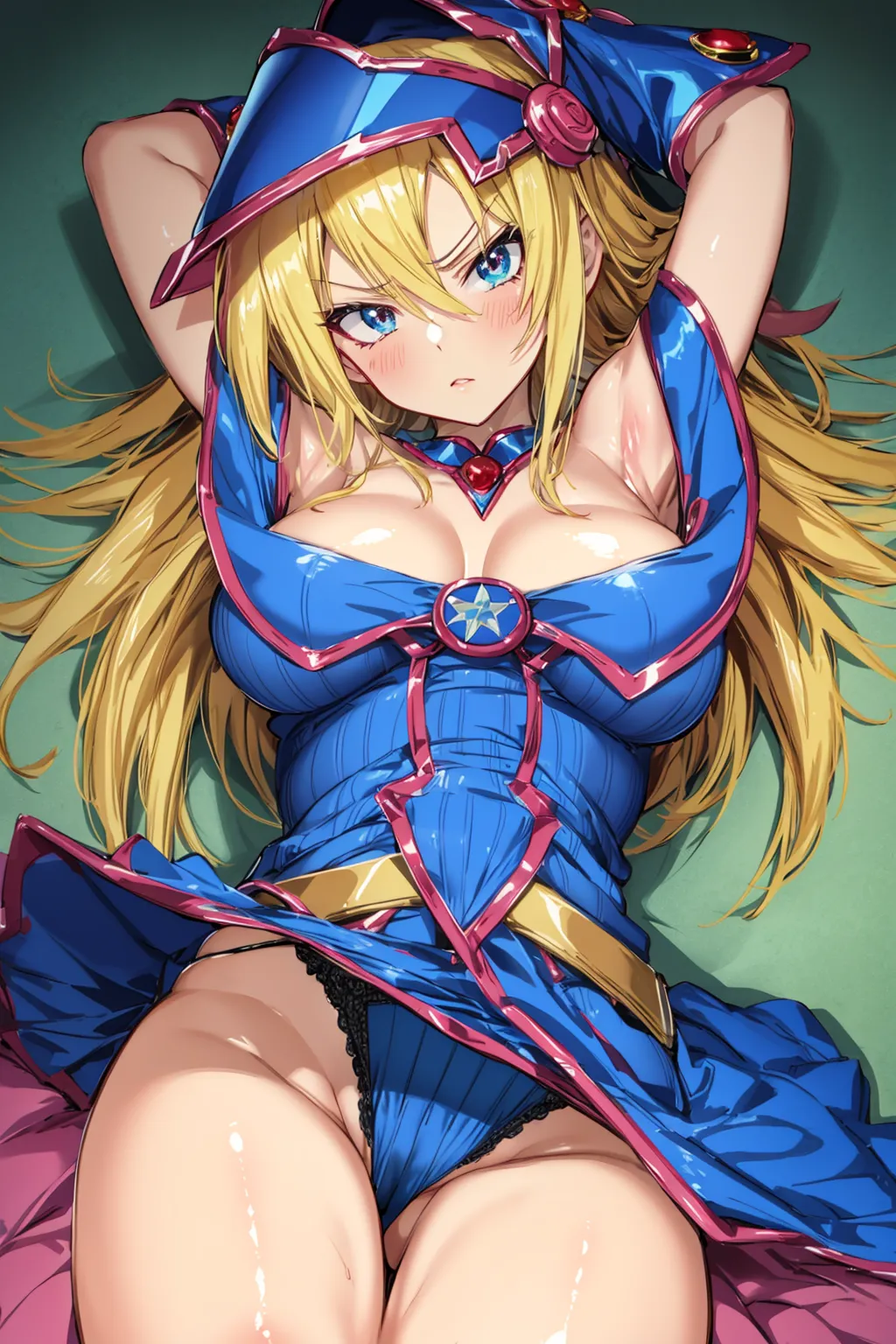 【ブラックマジシャンガールエロ画像】超有名カードゲームに登場する金髪美少女ブラマジガールちゃんのエッチなAIエロ画像250枚まとめ！_다음 페이지 야동 사진