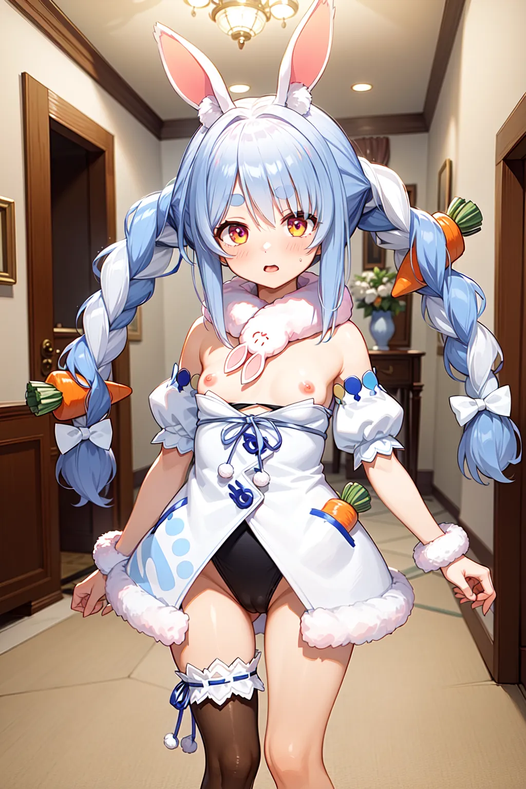 【ぺこらエロ画像】人気VTuberの兎田ぺこらちゃんAIイラストエロ画像428枚まとめ！（第5頁）_上一頁色圖