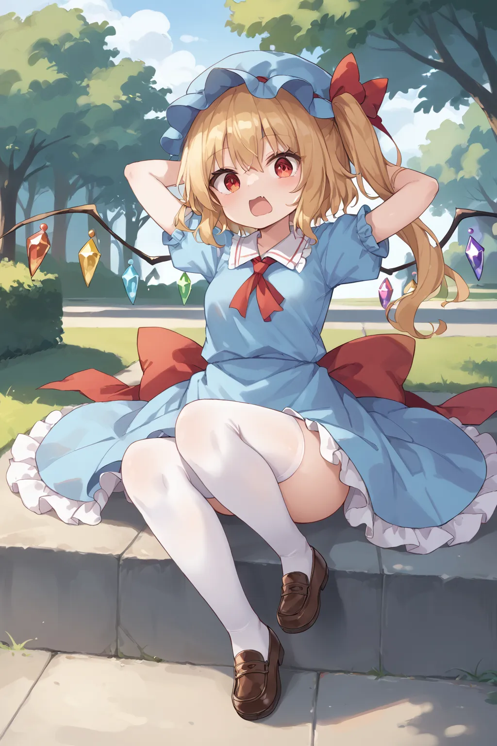 【フランエロ画像】紅魔館の妹様吸血鬼のフランドール・スカーレットちゃんAIイラストエロ画像376枚まとめ！（6페이지）_다음 페이지 야동 사진