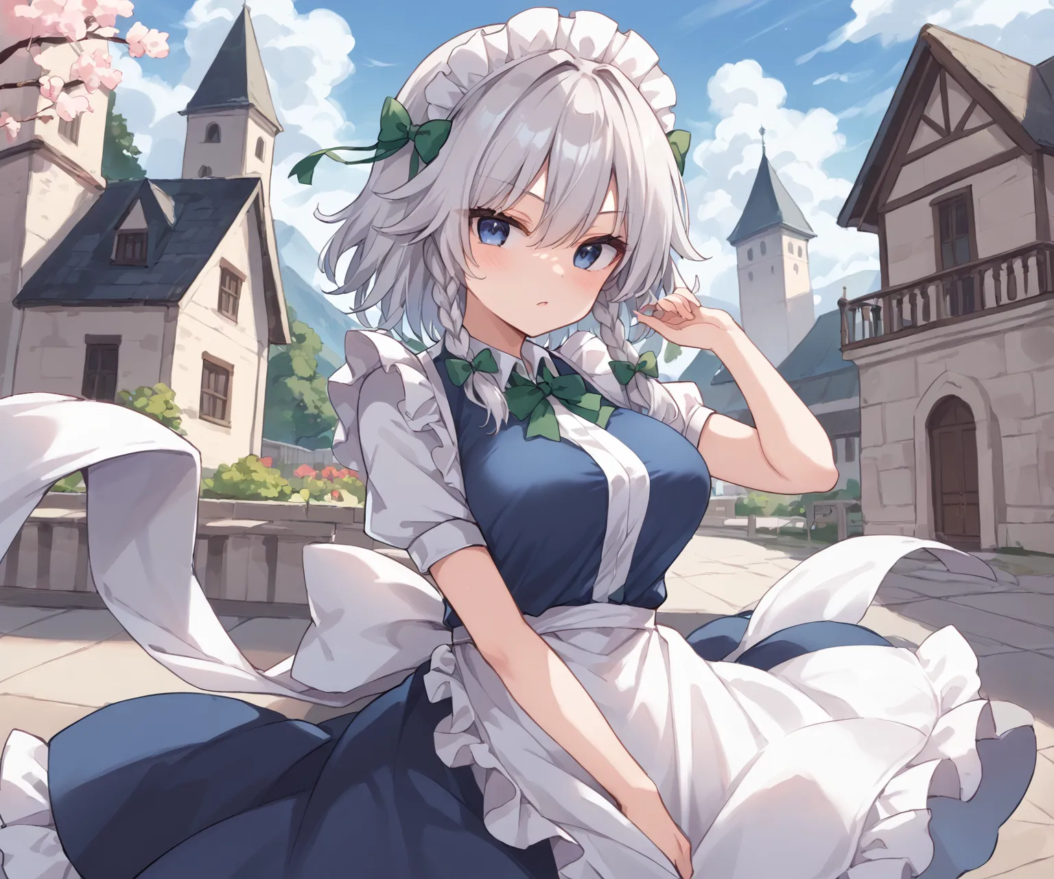 【十六夜咲夜エロ画像】紅魔館のメイドさん十六夜咲夜ちゃんAIイラストエロ画像360枚まとめ！_次ページのエロ画像