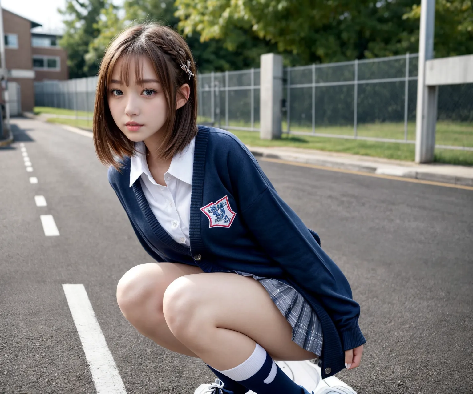 【制服JKAIエロ画像】セーラーや学生服を着ている美少女女子校生がエッチなポーズをしてくれるAIエロ画像310枚まとめ！（5ページ目）_前ページのエロ画像