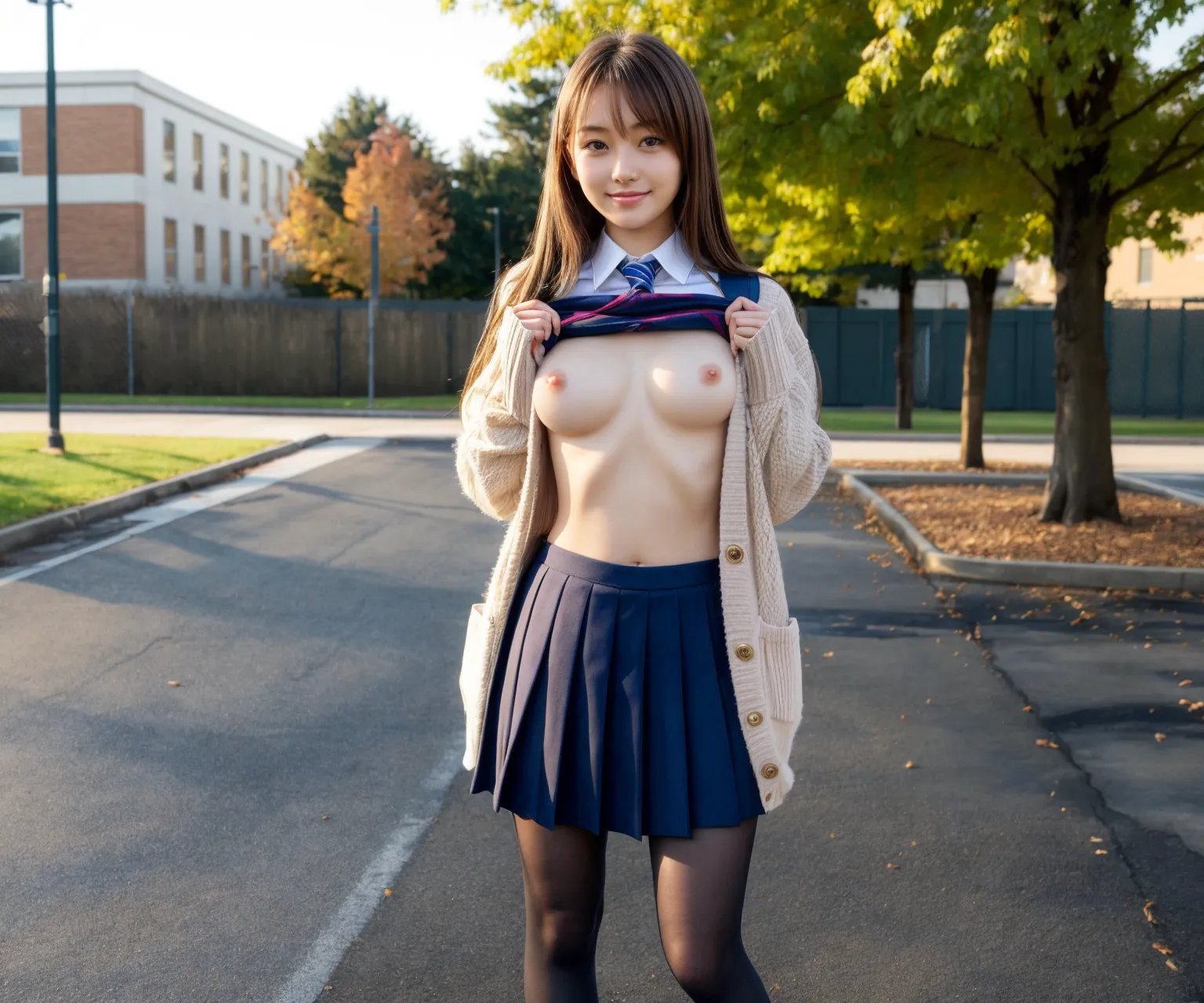 【制服JKAIエロ画像】セーラーや学生服を着ている美少女女子校生がエッチなポーズをしてくれるAIエロ画像310枚まとめ！_次ページのエロ画像