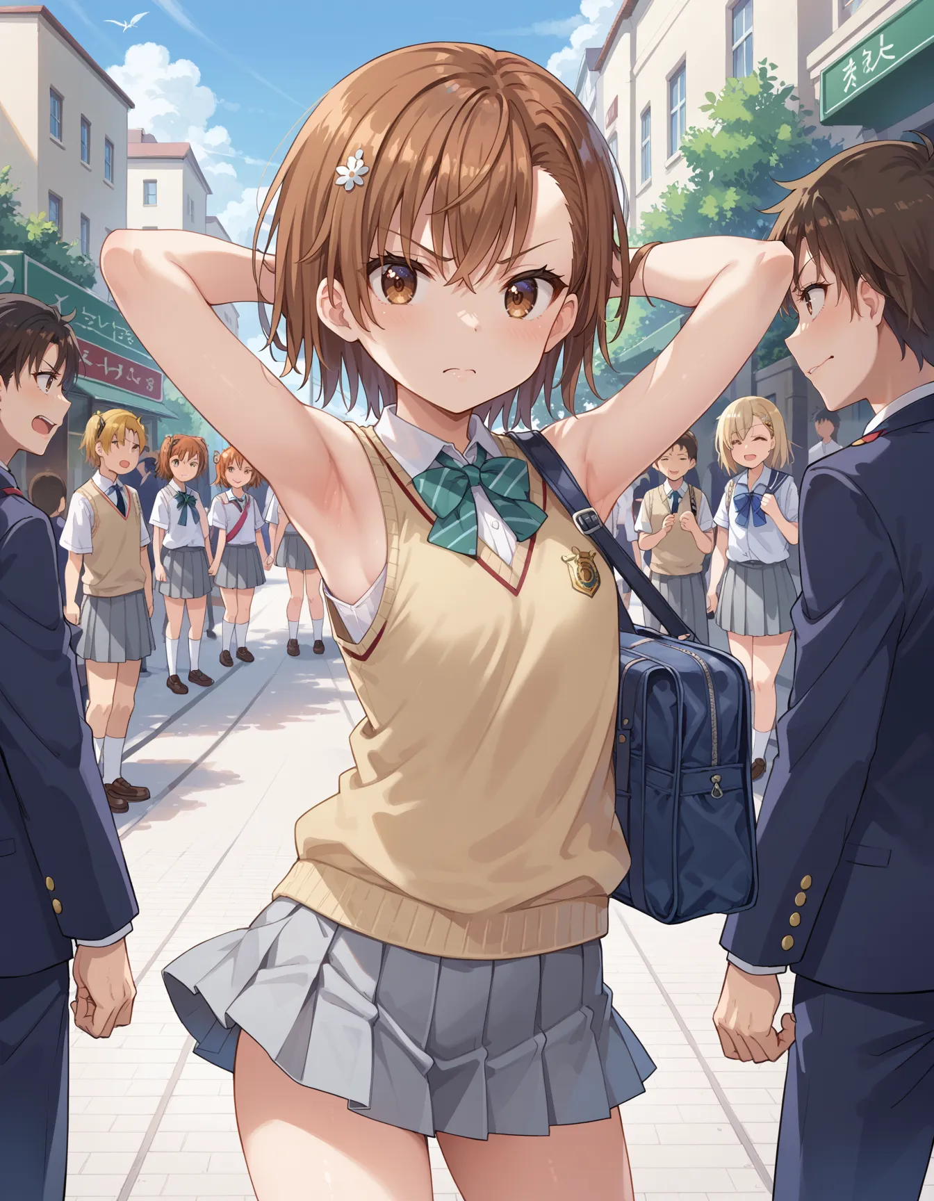 【御坂美琴エロ画像】とある科学の超電磁砲に登場するみことちゃんのエッチなAIイラスト画像440枚まとめ！(8ページ目)_次ページのエロ画像