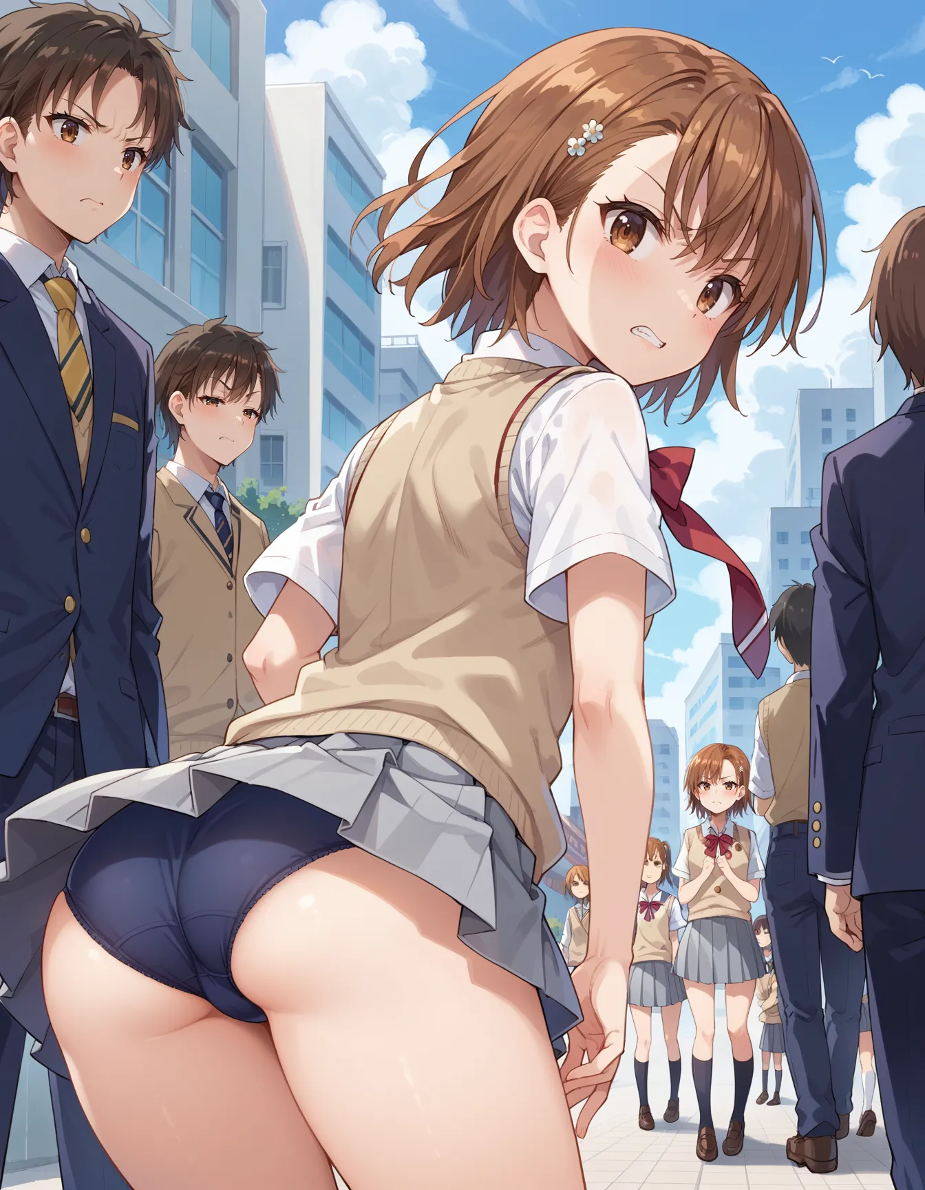 【御坂美琴エロ画像】とある科学の超電磁砲に登場するみことちゃんのエッチなAIイラスト画像440枚まとめ！(10ページ目)_Next-page porn image