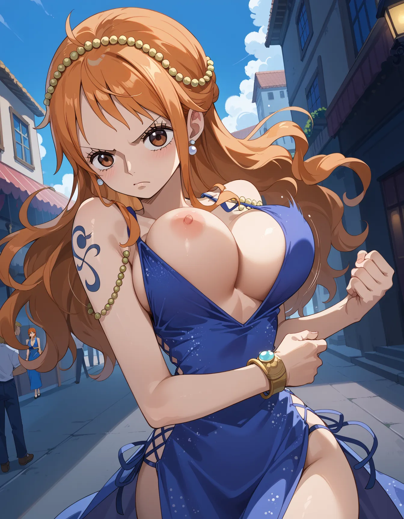 【ナミエロ画像】ワンピースに登場するナミちゃんのエッチなAI画像500枚！(8ページ目)_下一頁A片圖片