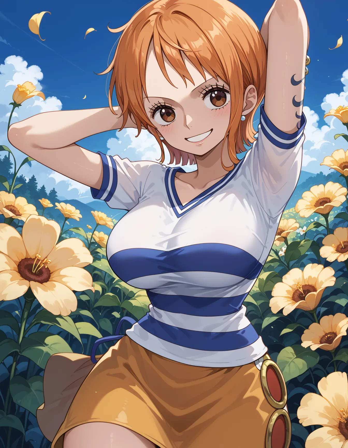 【ナミエロ画像】ワンピースに登場するナミちゃんのエッチなAI画像500枚！(5ページ目)_下一頁A片圖片