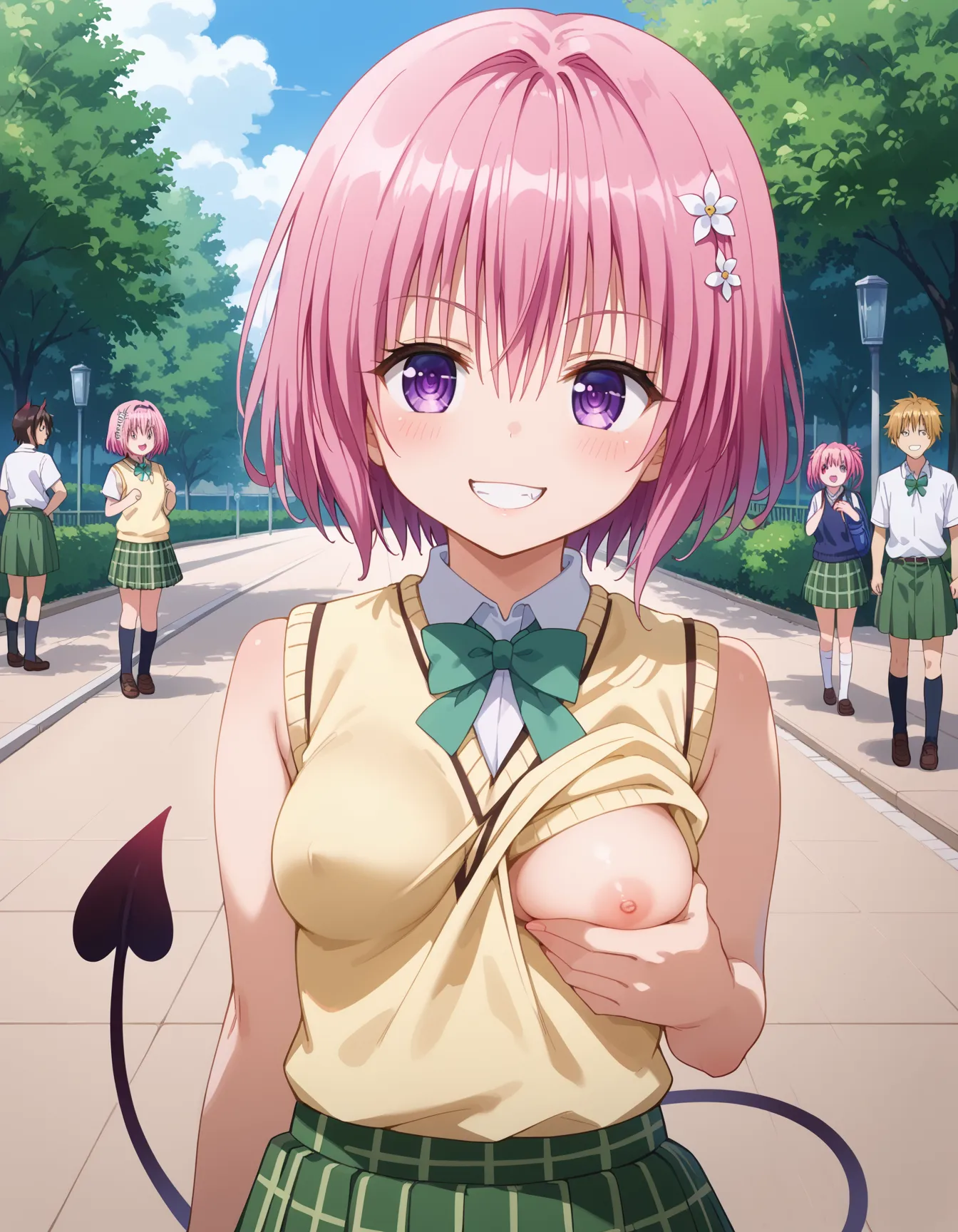 【モモエロ画像】ToLOVEるに登場するモモ・ベリア・デビルークちゃんのエッチなAI画像458枚！（第6頁）_下一頁色圖