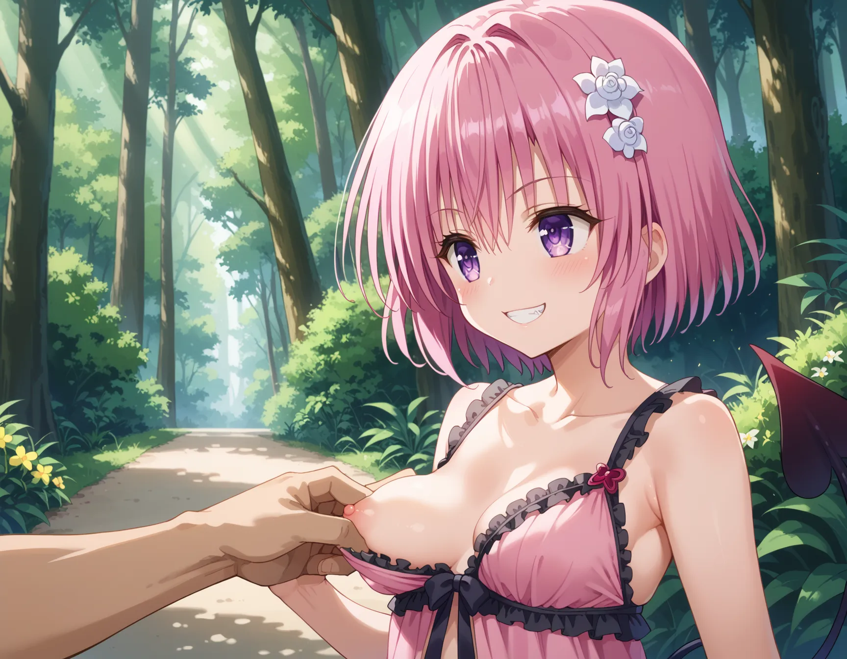 【モモエロ画像】ToLOVEるに登場するモモ・ベリア・デビルークちゃんのエッチなAI画像458枚！（第8页）_下一页色图