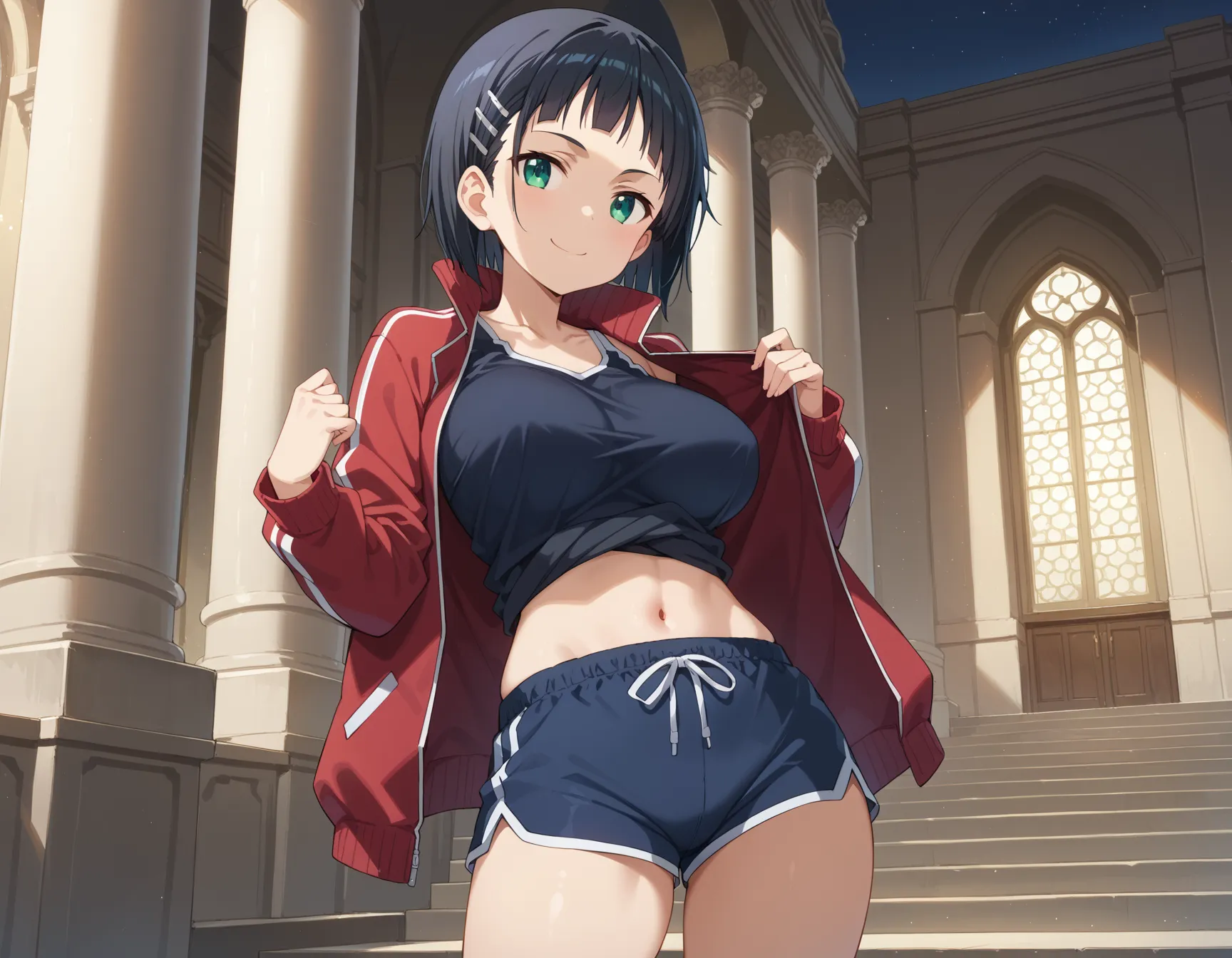 【直葉エロ画像】ソードアート・オンラインに登場する桐ヶ谷直葉ちゃんのエロいAI画像400枚！_下一页色图