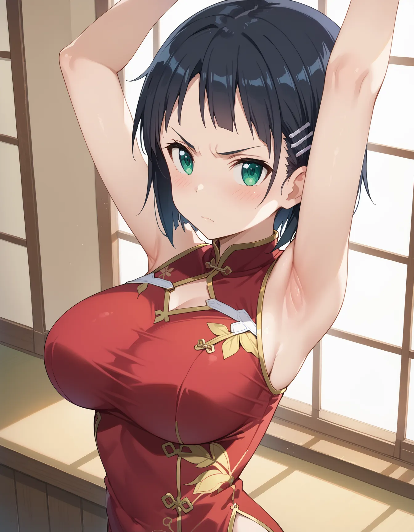 【直葉エロ画像】ソードアート・オンラインに登場する桐ヶ谷直葉ちゃんのエロいAI画像400枚！（第3页）_下一页色图