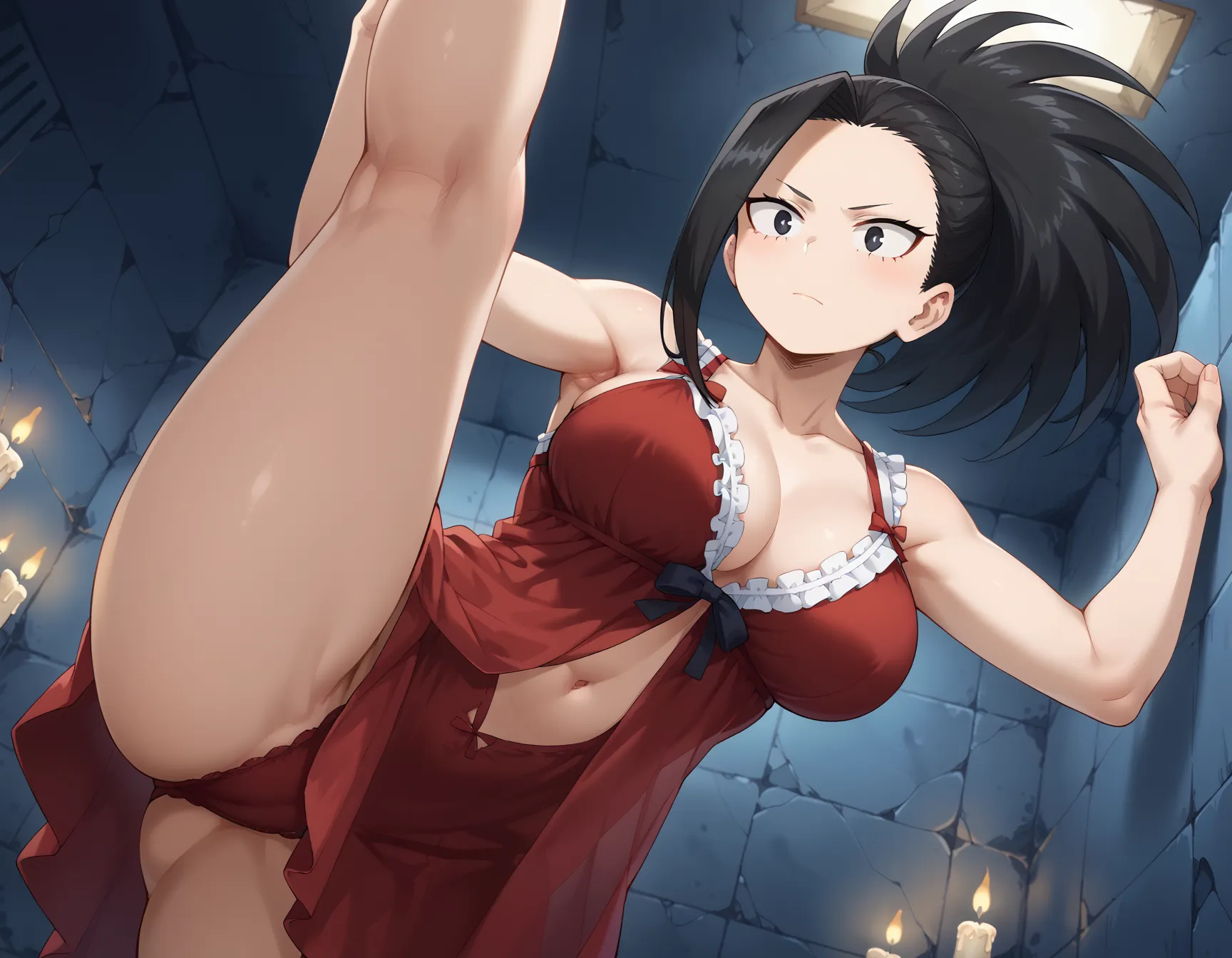 【八百万百エロ画像】ヒロアカに登場する百ちゃんのエロいAI画像458枚！（6ページ目）_次ページのエロ画像