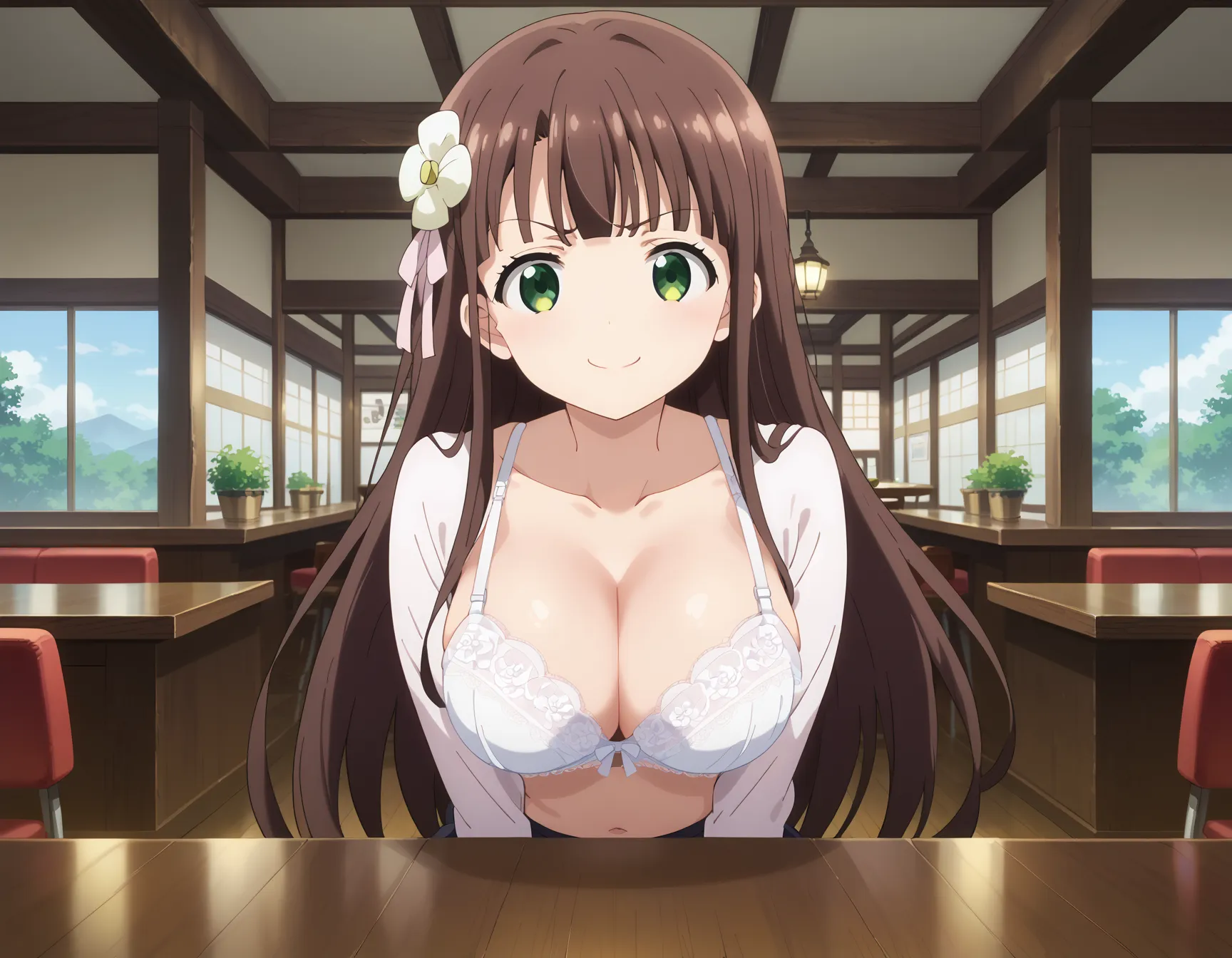 【宇治松千夜エロ画像】ごちうさに登場する実は脱いだらグラマーな千夜ちゃんのエロいAI画像400枚！(4ページ目)_이전 페이지 야동 사진