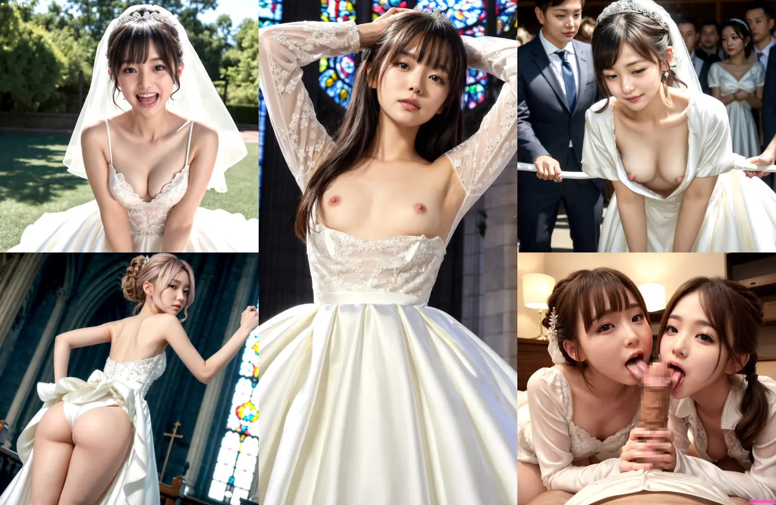 もしも僕のお嫁さんが小柄童顔美女だったら？！そんな妄想を叶えてみたAI画像360枚！