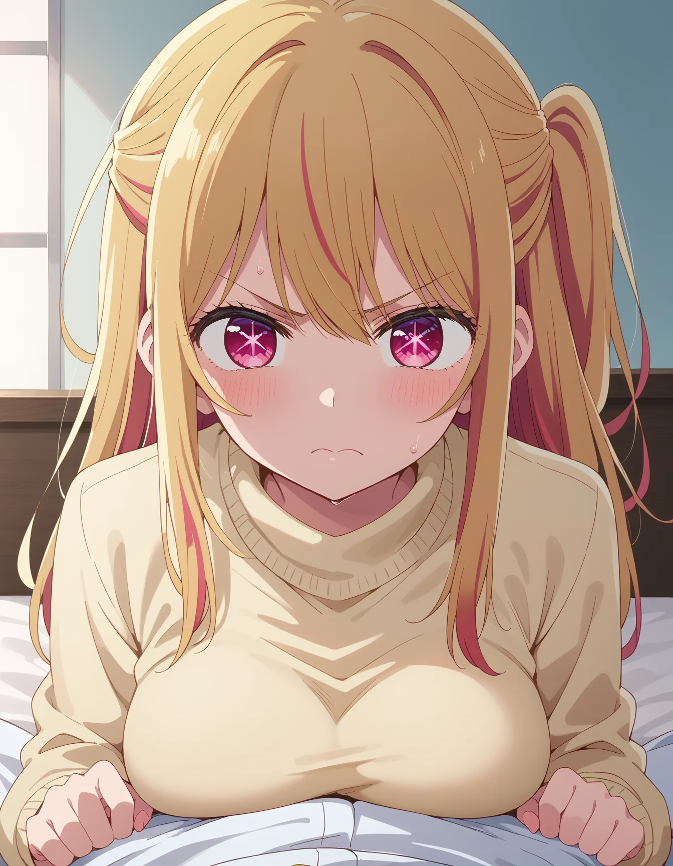 【星野瑠美衣(ルビー)エロ画像】推しの子に登場するメインキャラで金髪美少女ルビーちゃんのエロいAI画像450枚！（第4页）_上一页色图