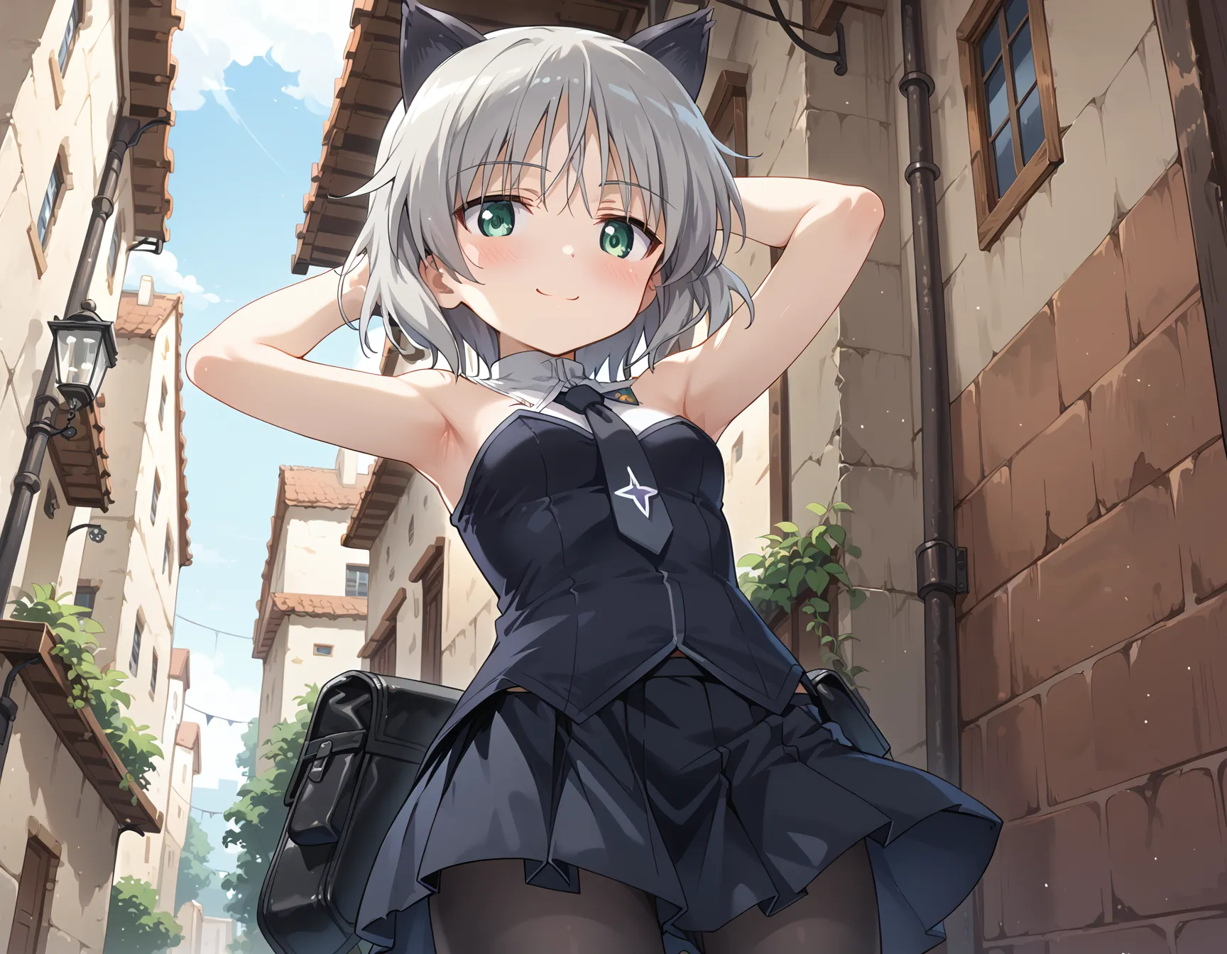 【サーニャ・V・リトヴャクエロ画像】ストパンに登場する黒猫使い魔さーにゃん？！のエロいAI画像425枚！（2페이지）_다음 페이지 야동 사진