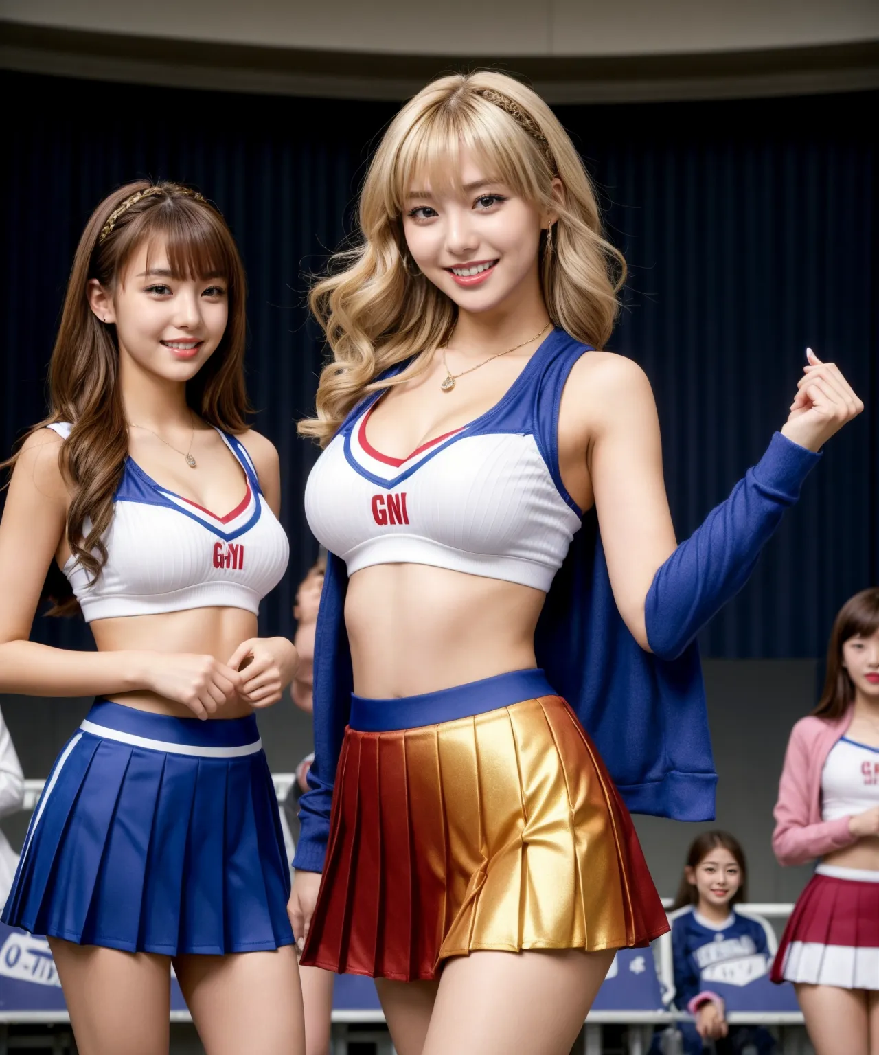 【チアガールAIエロ画像】セクシーギャルがチアリーダーに！必見でドキドキが止まらないAI画像320枚！（第5页）_下一页色图