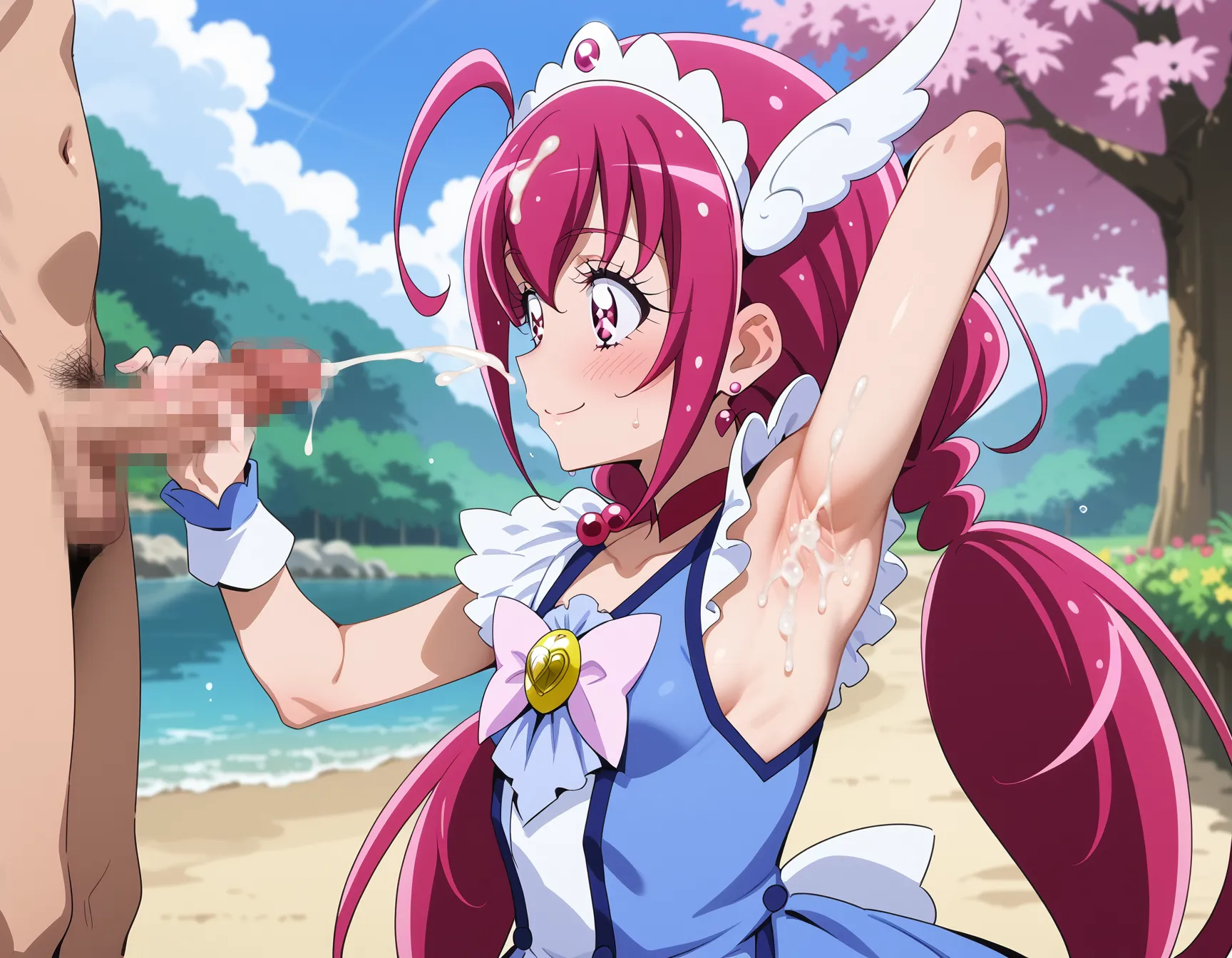 【スマイルプリキュア!エロ画像】スマプリに登場するキュアハッピー(星空みゆき)のエロいAI画像320枚！（第5頁）_下一頁色圖