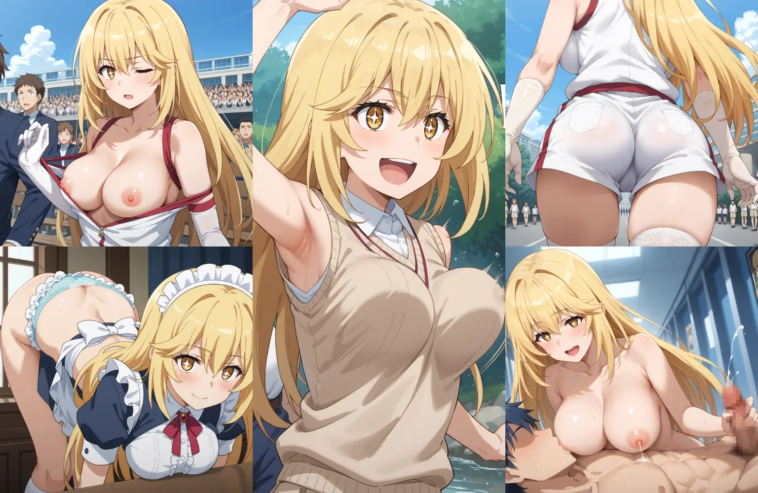 とある科学の超電磁砲に登場する金髪ダイナマイトバディな操祈ちゃんのエロいAI画像355枚！