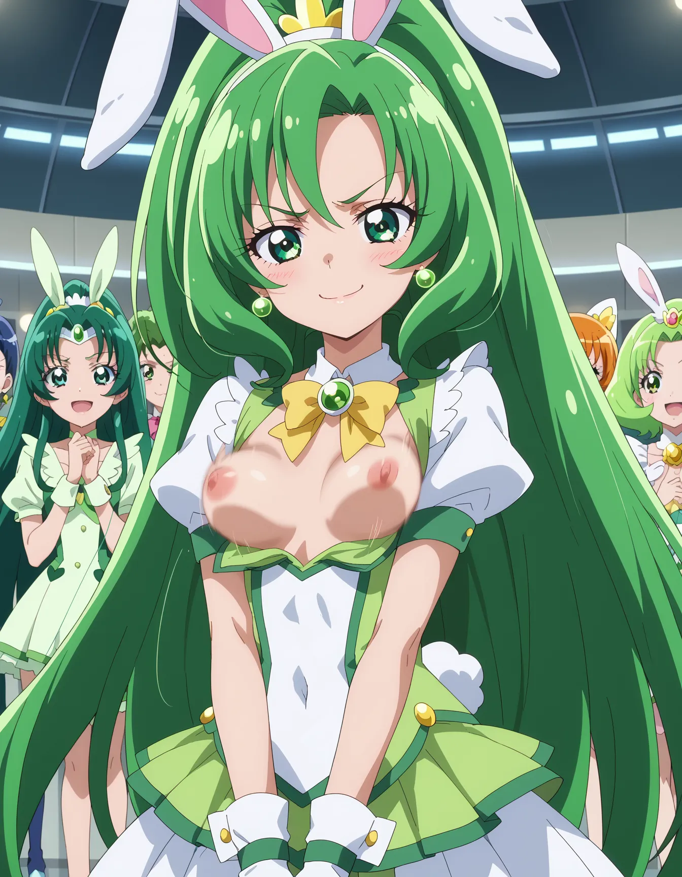 【スマイルプリキュア!エロ画像】スマプリに登場するキュアマーチ(緑川なお)のエロいAI画像280枚！（第4頁）_下一頁色圖
