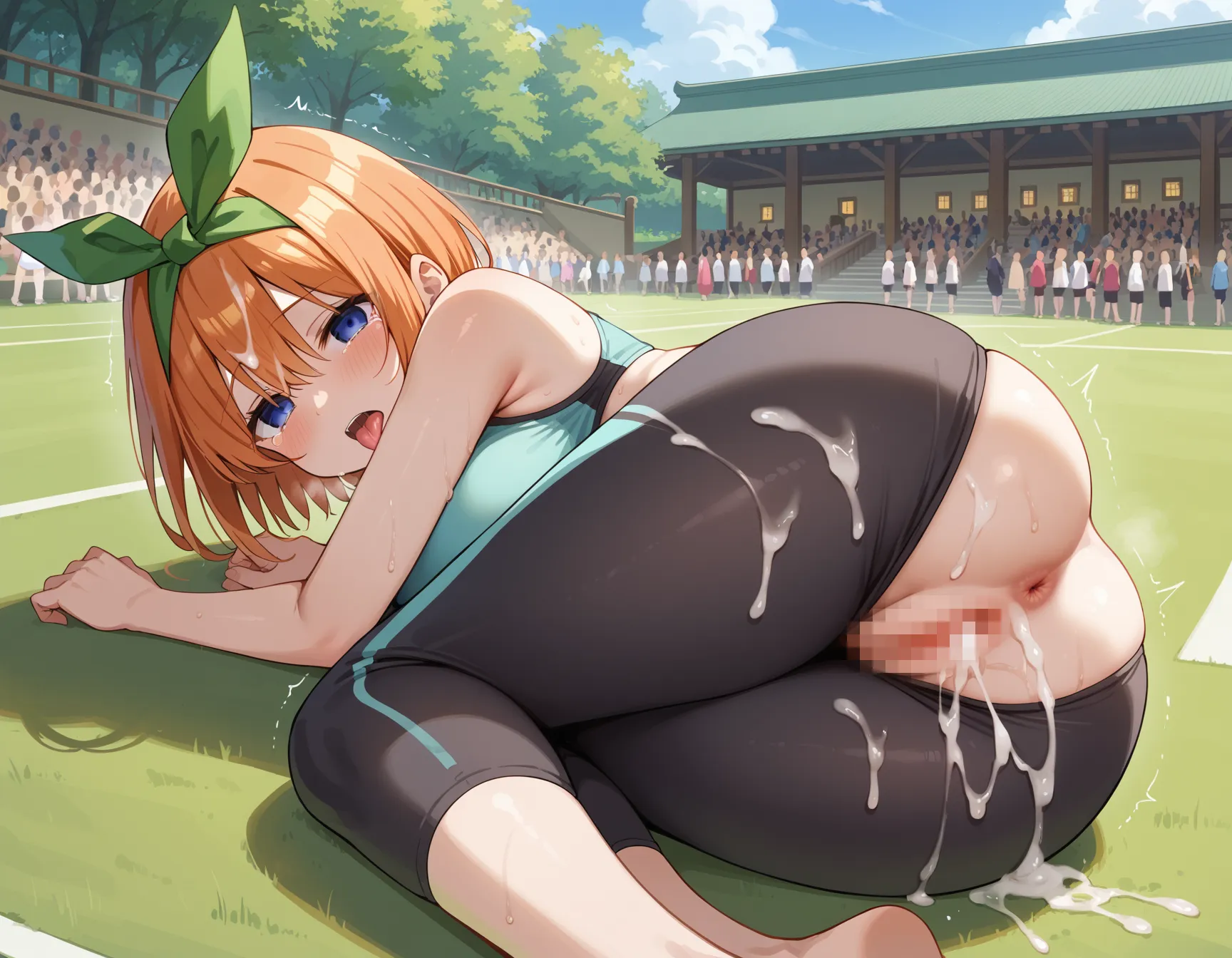 【中野四葉エロ画像】五等分の花嫁に登場する五つ子の四女四葉ちゃんのエロいAI画像380枚！(3ページ目)_Next-page porn image