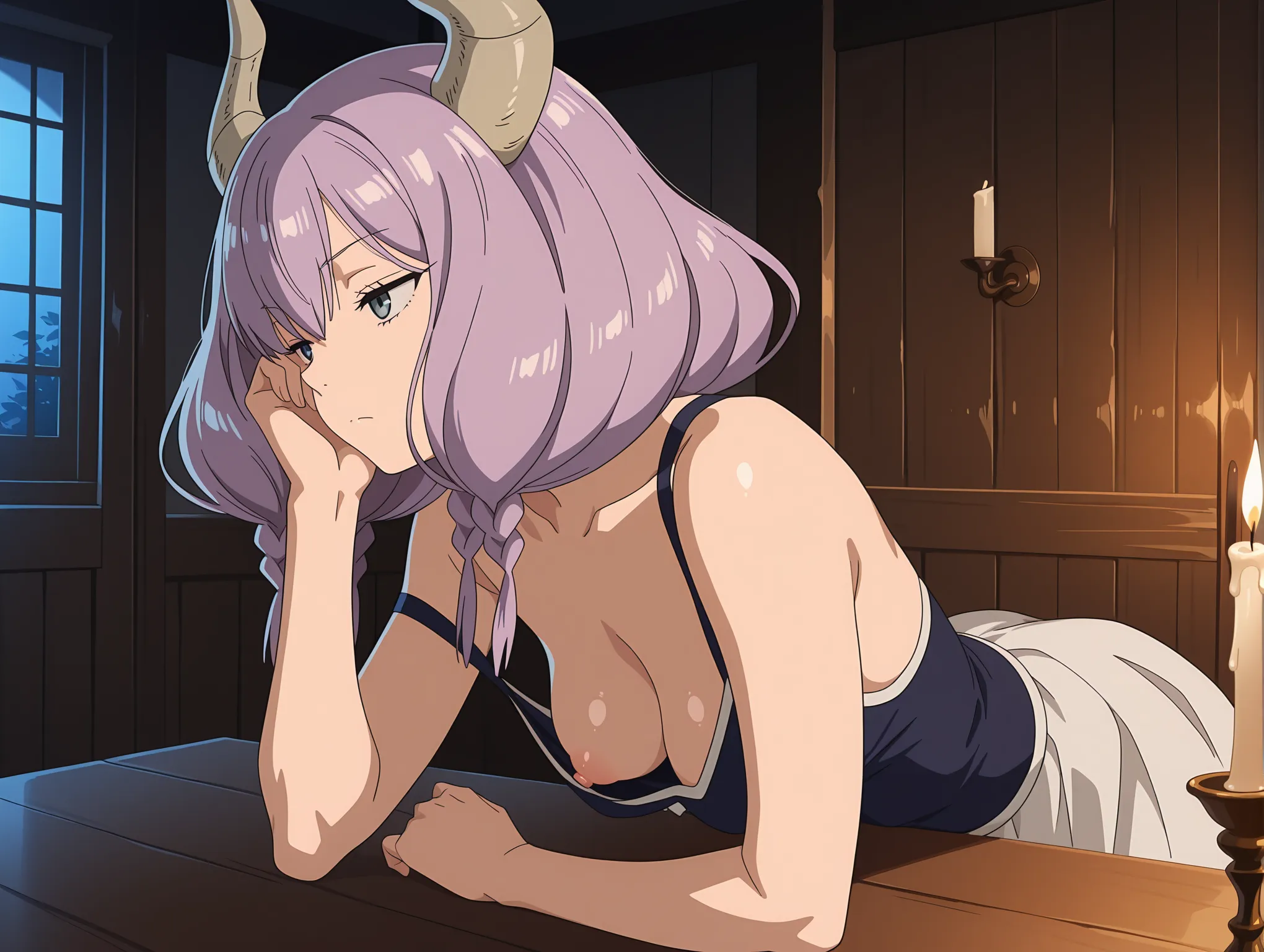 胸チラ