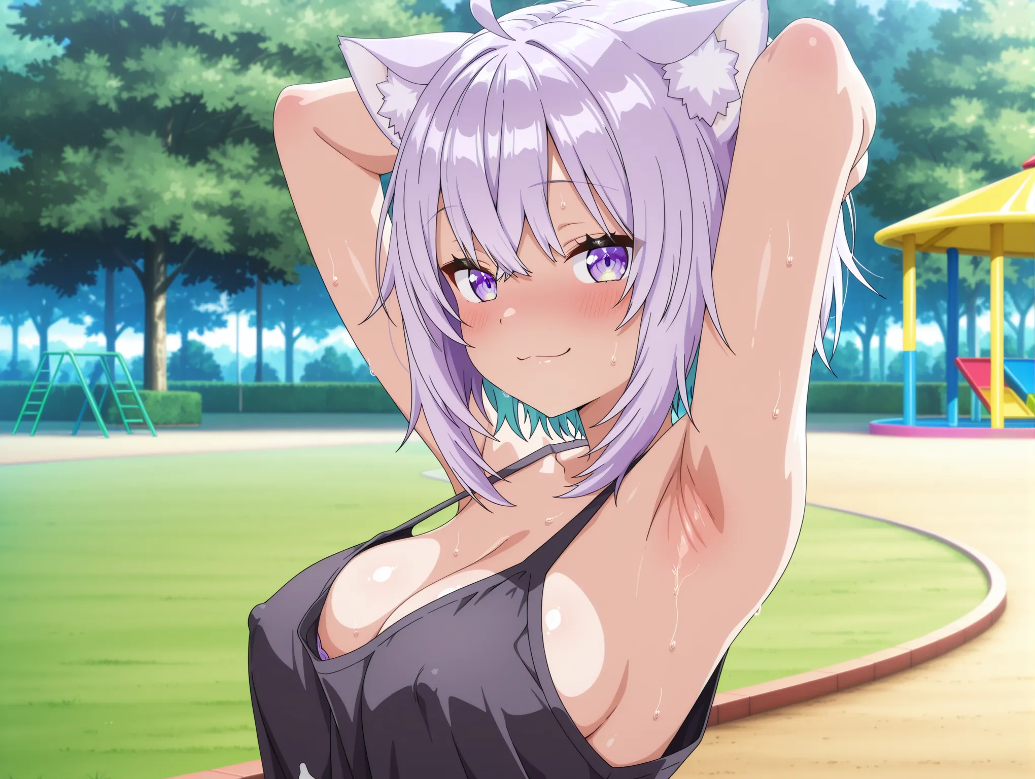 胸チラ