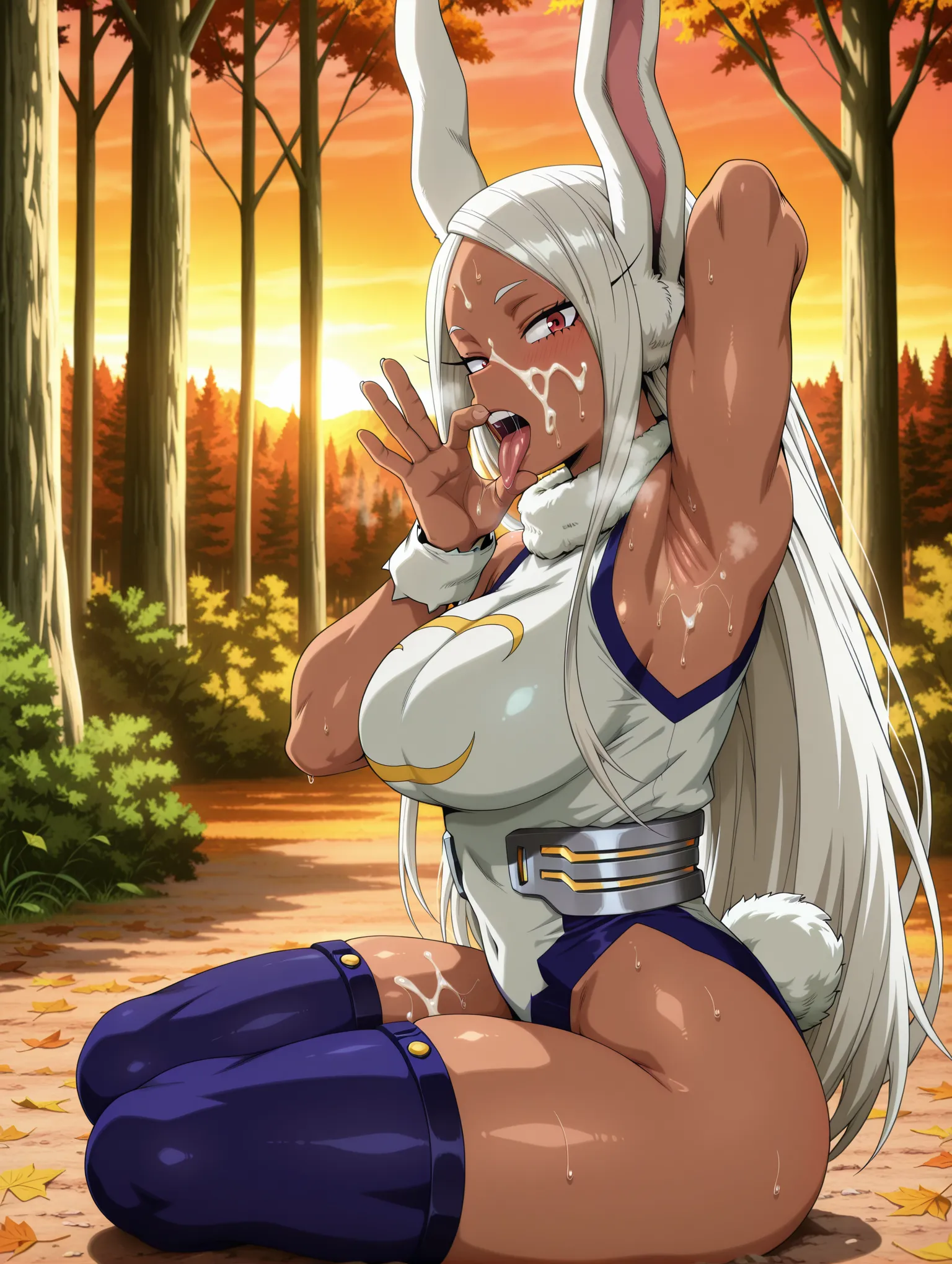 顔射