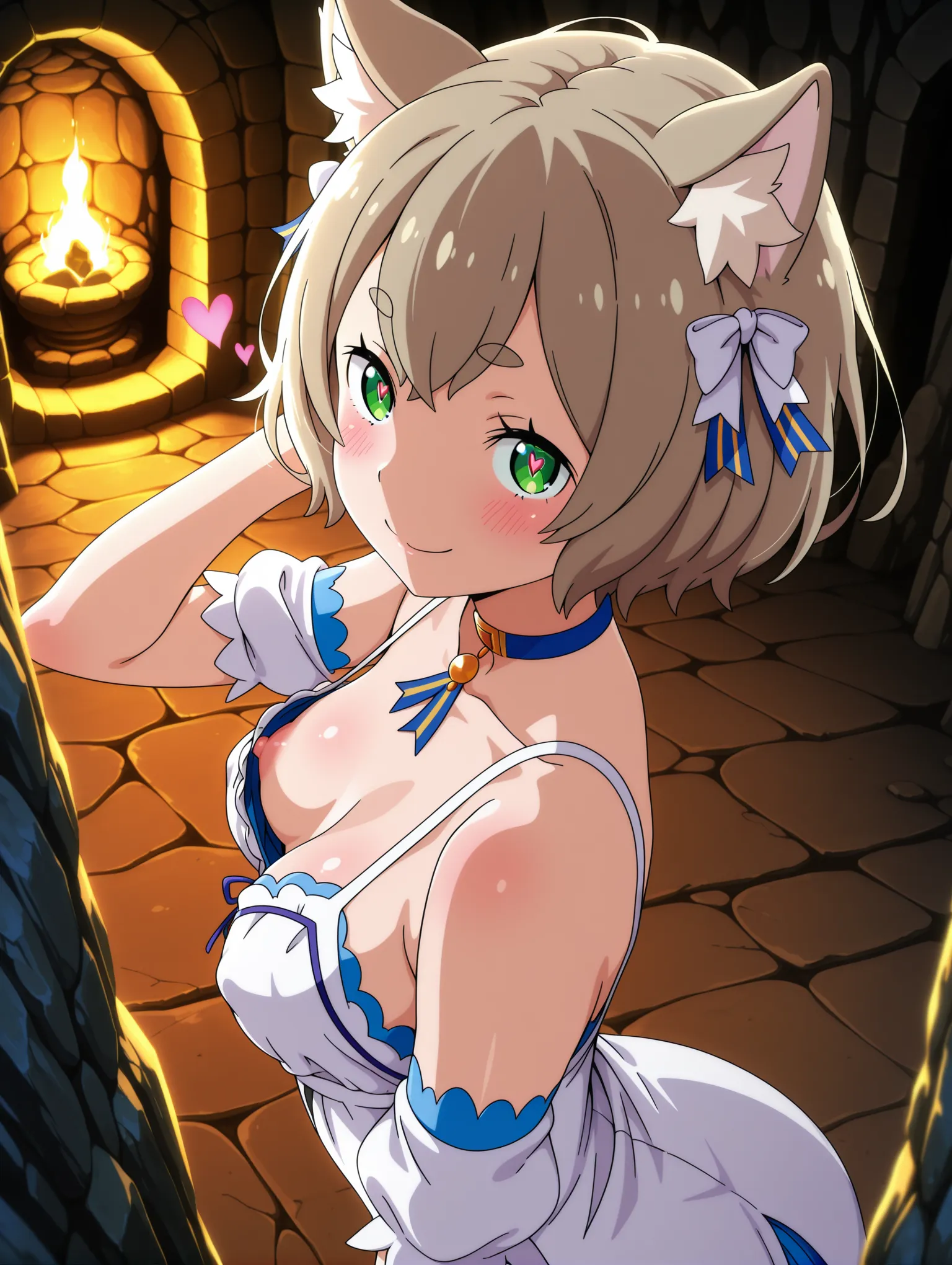 胸チラ