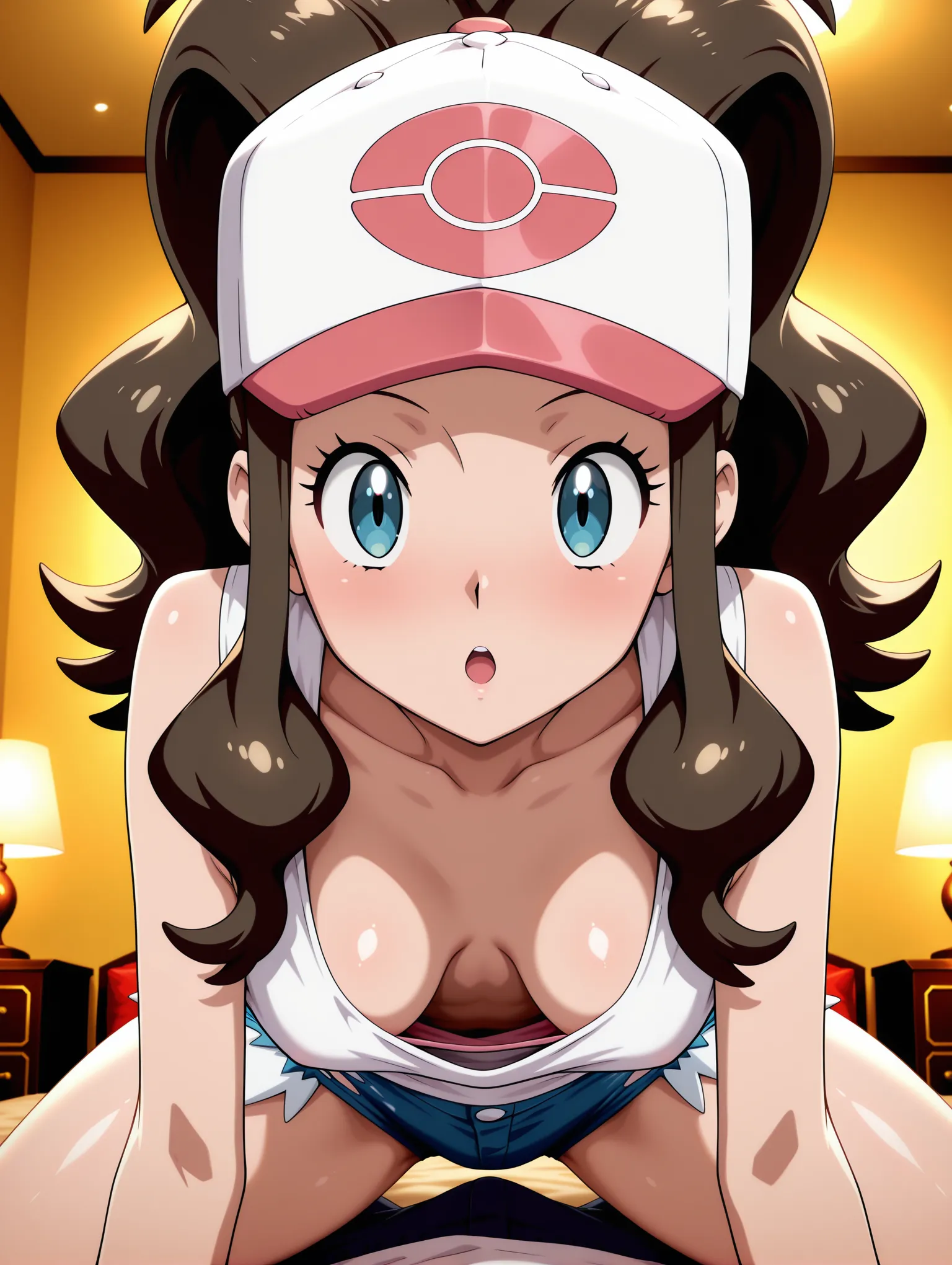 胸チラ