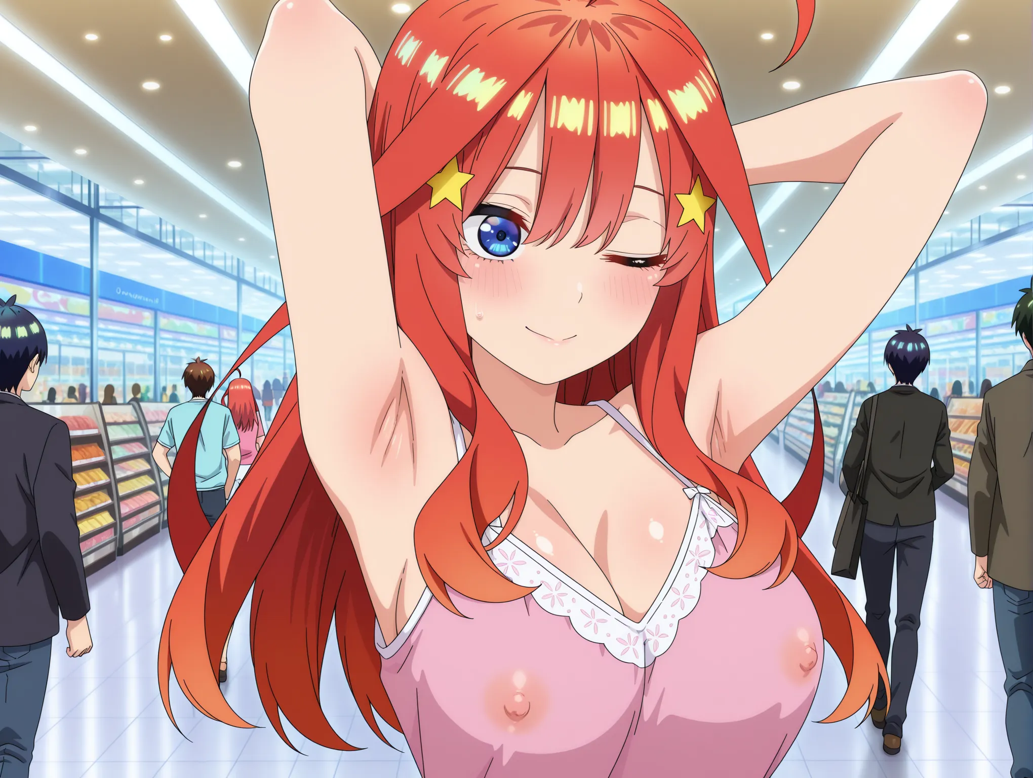 胸チラ