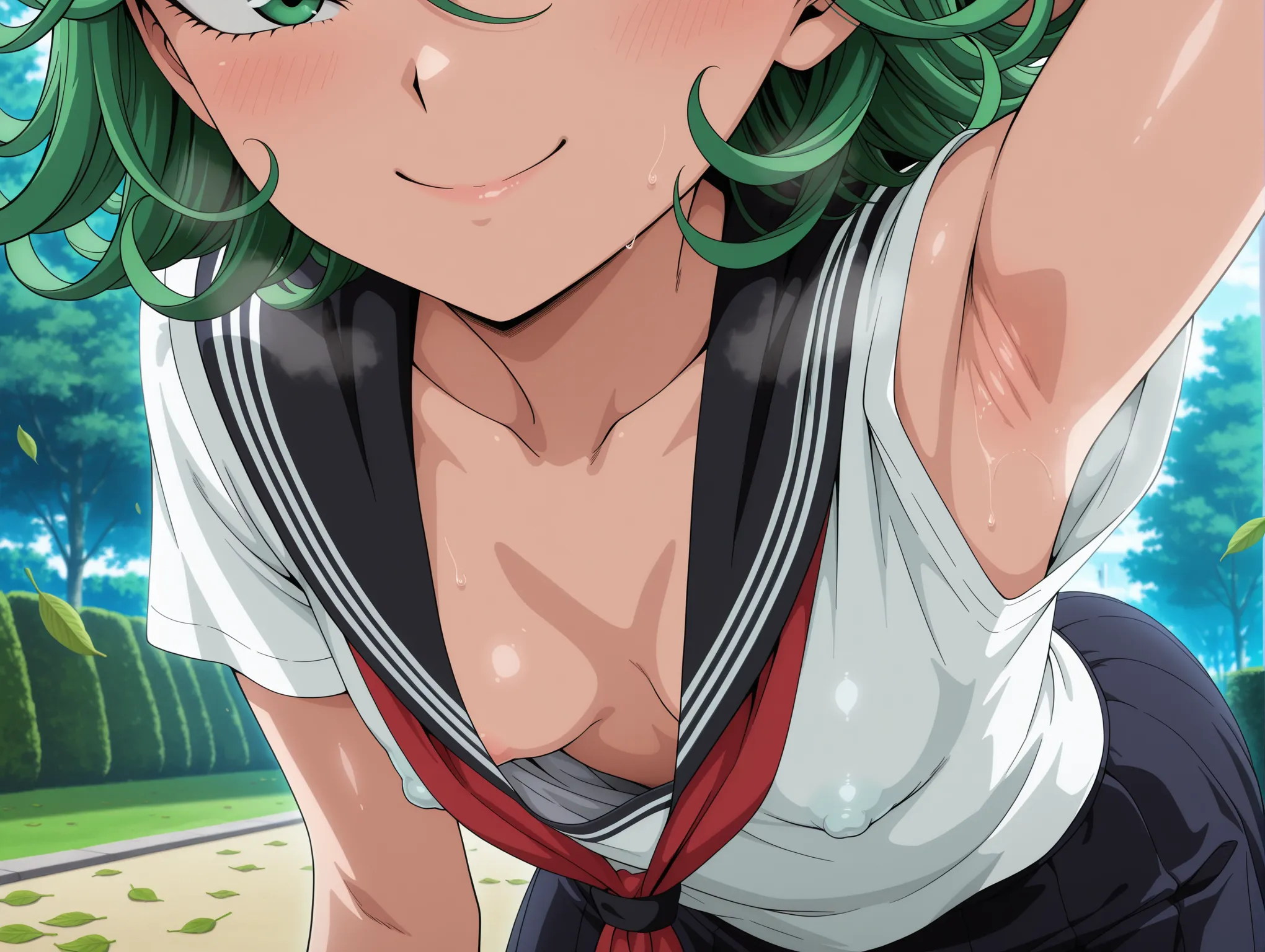 胸チラ