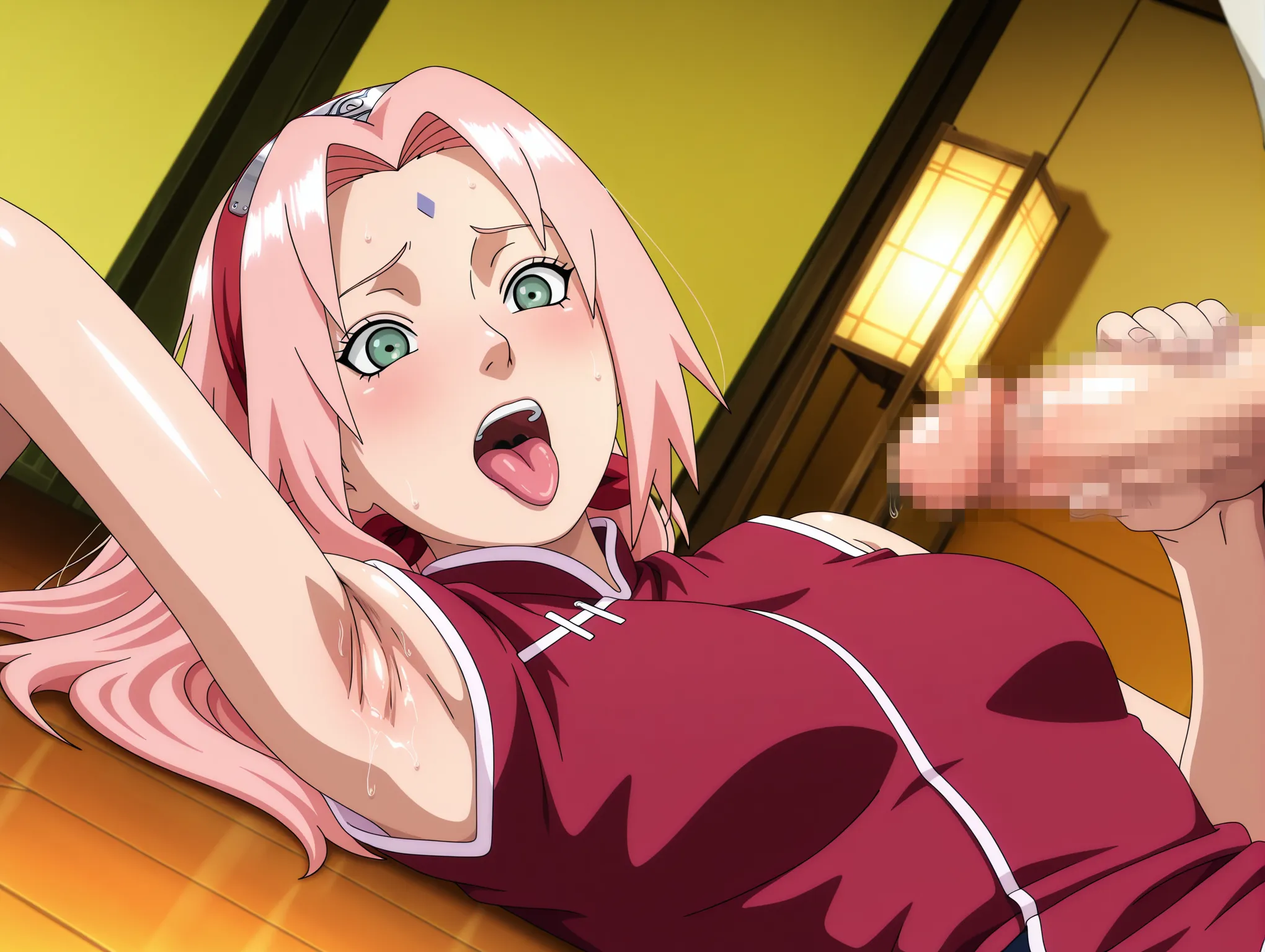 腋コキ