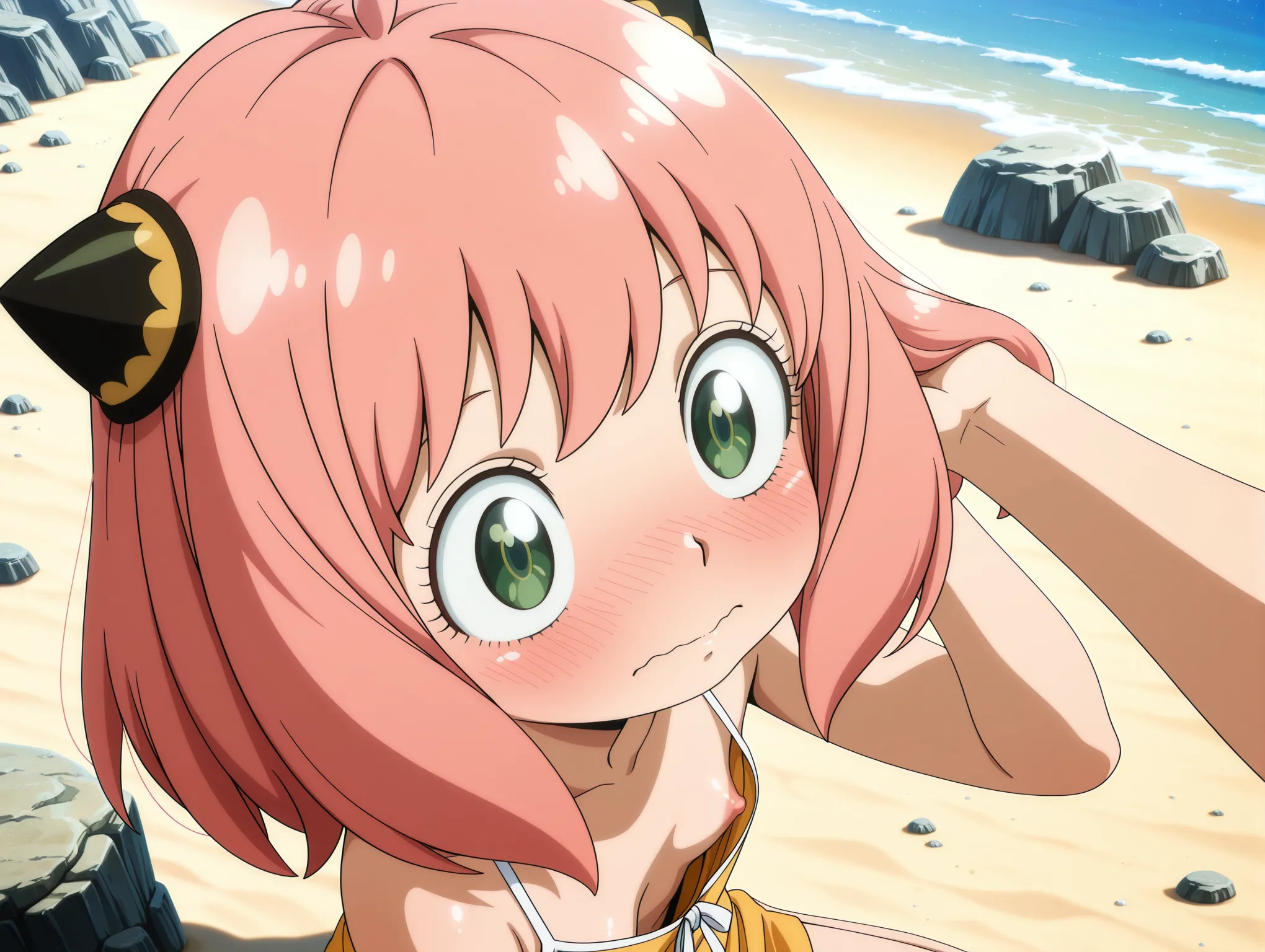 胸チラ