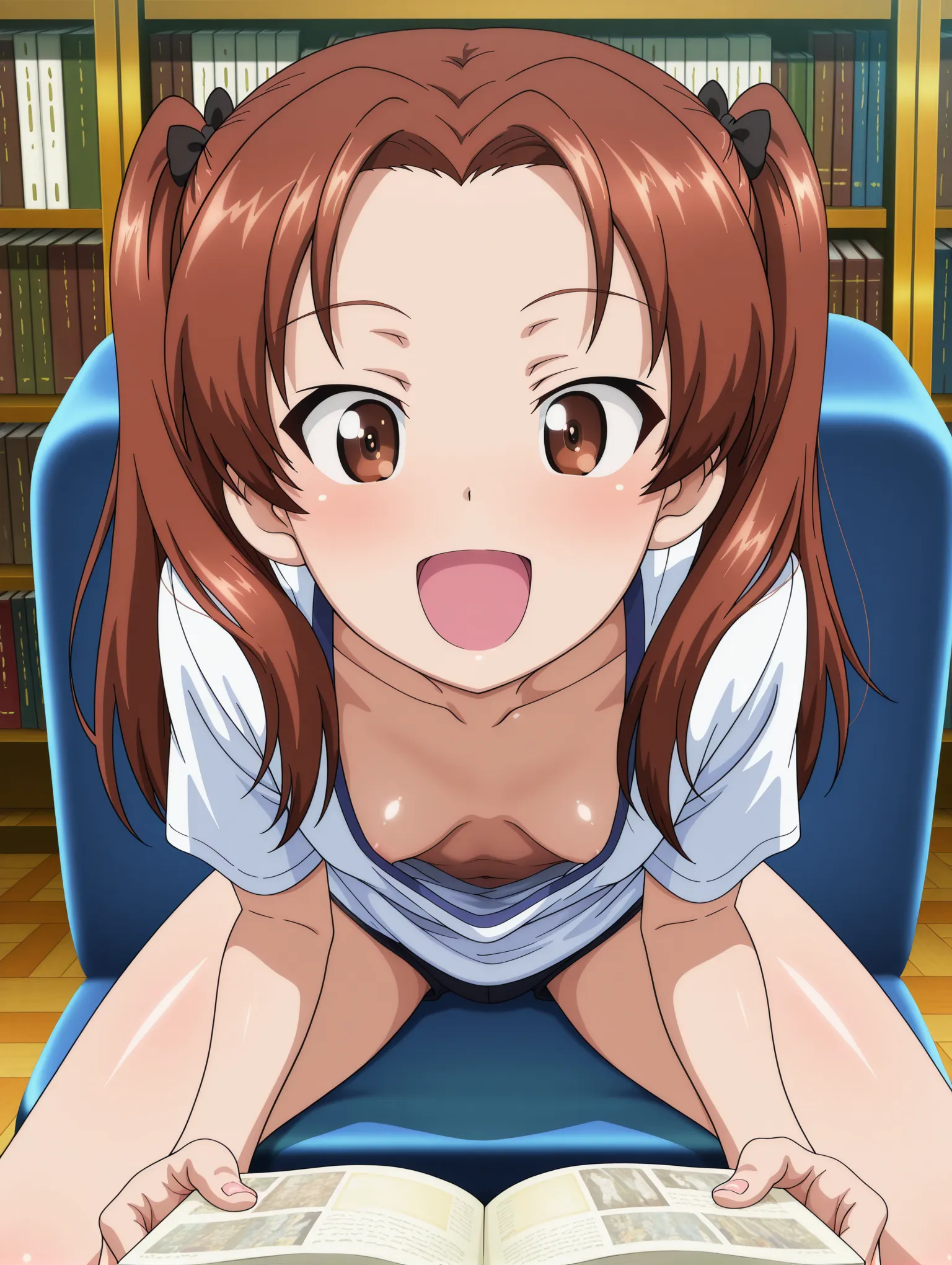 胸チラ
