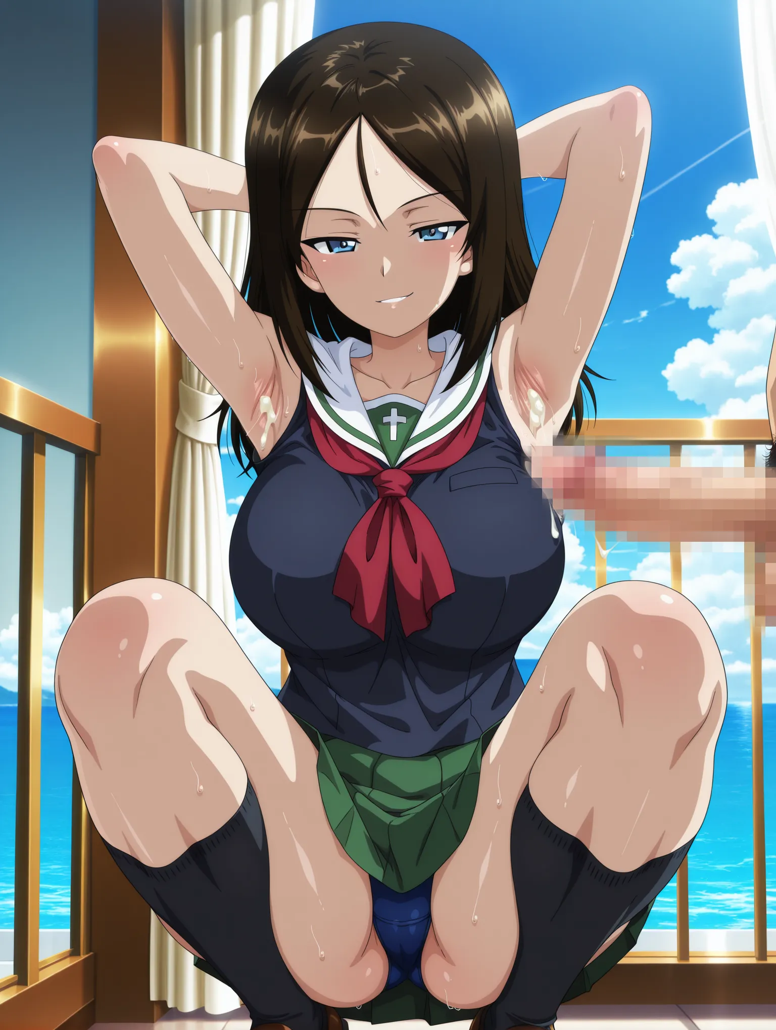 腋コキ