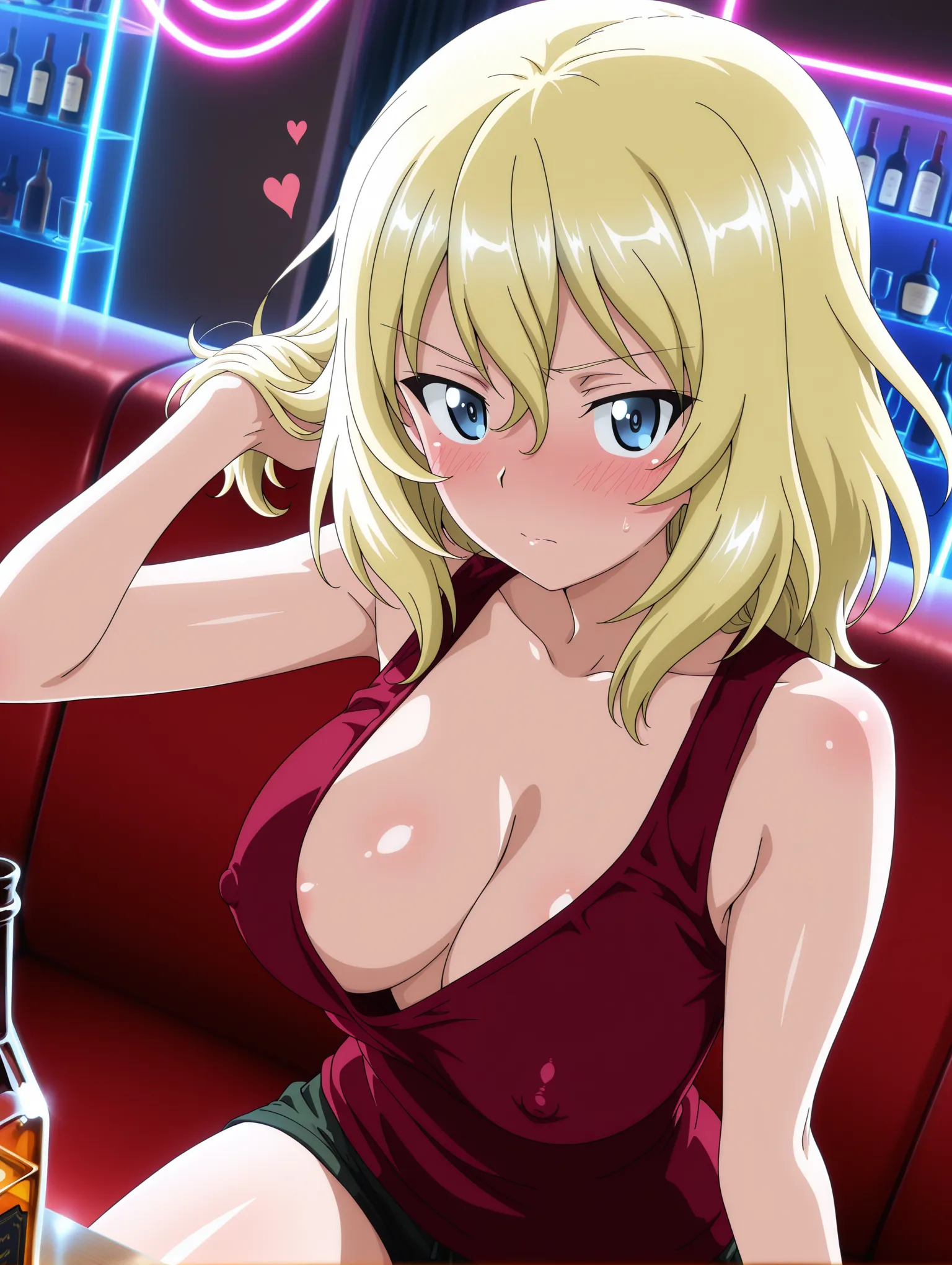 胸チラ