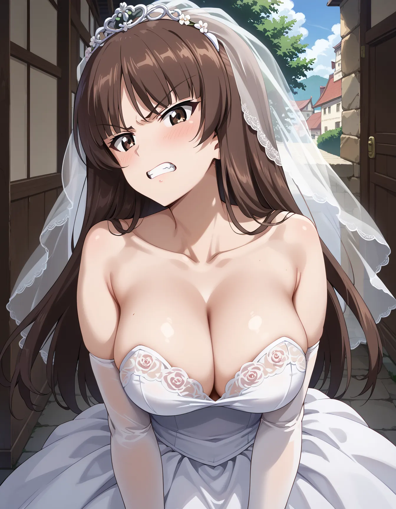 谷間