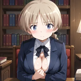 胸チラ