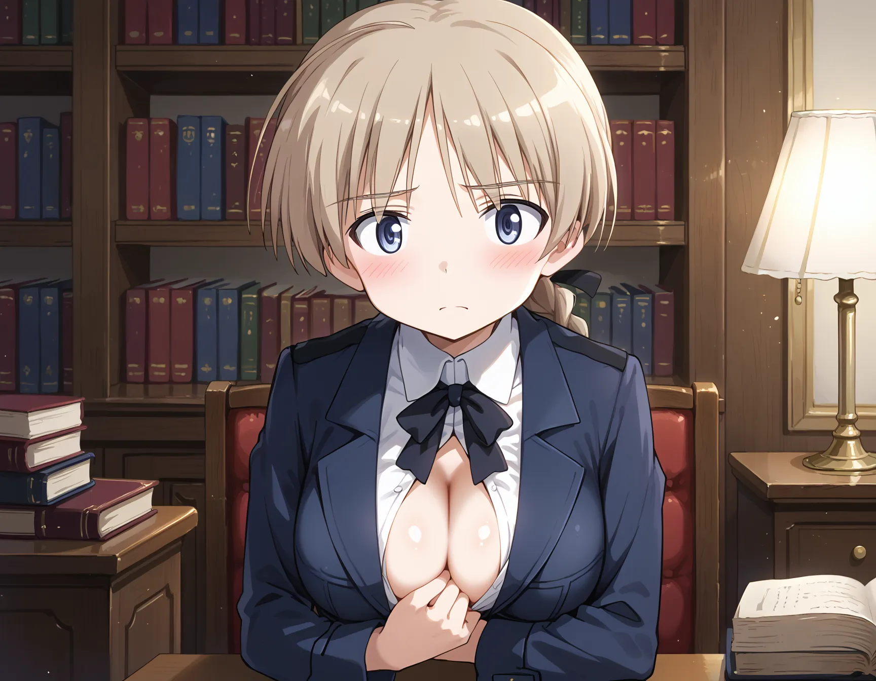 胸チラ