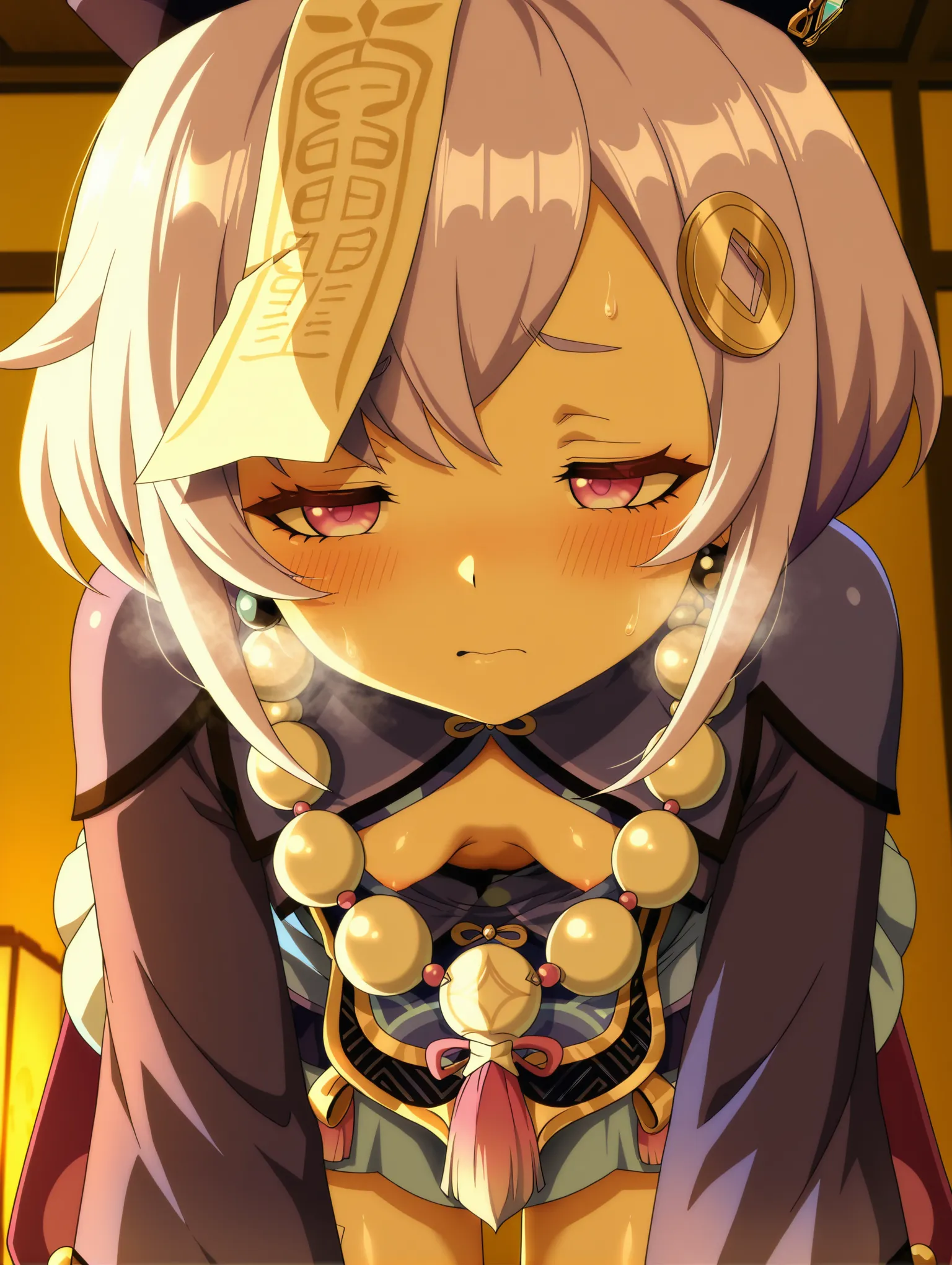 胸チラ